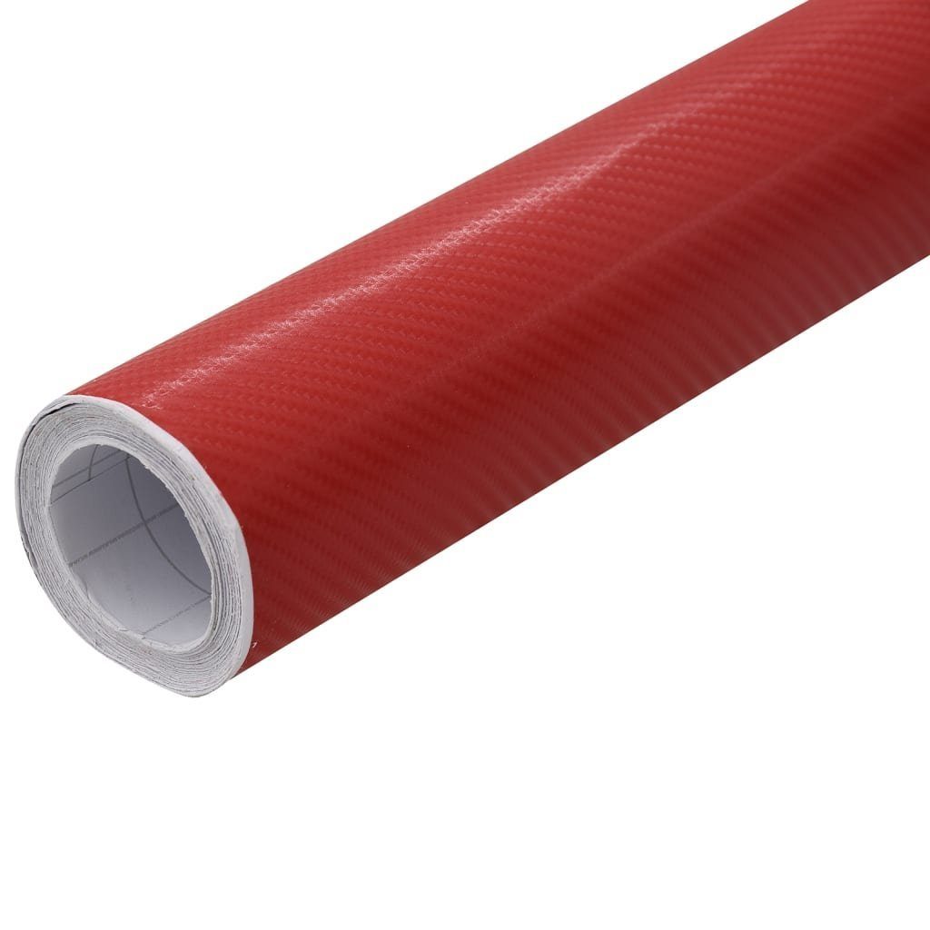 Thumbnail - Aufkleber Autofolien 2 Stk. 4D Rot 100x150 cm+50x150 cm, (2tlg)