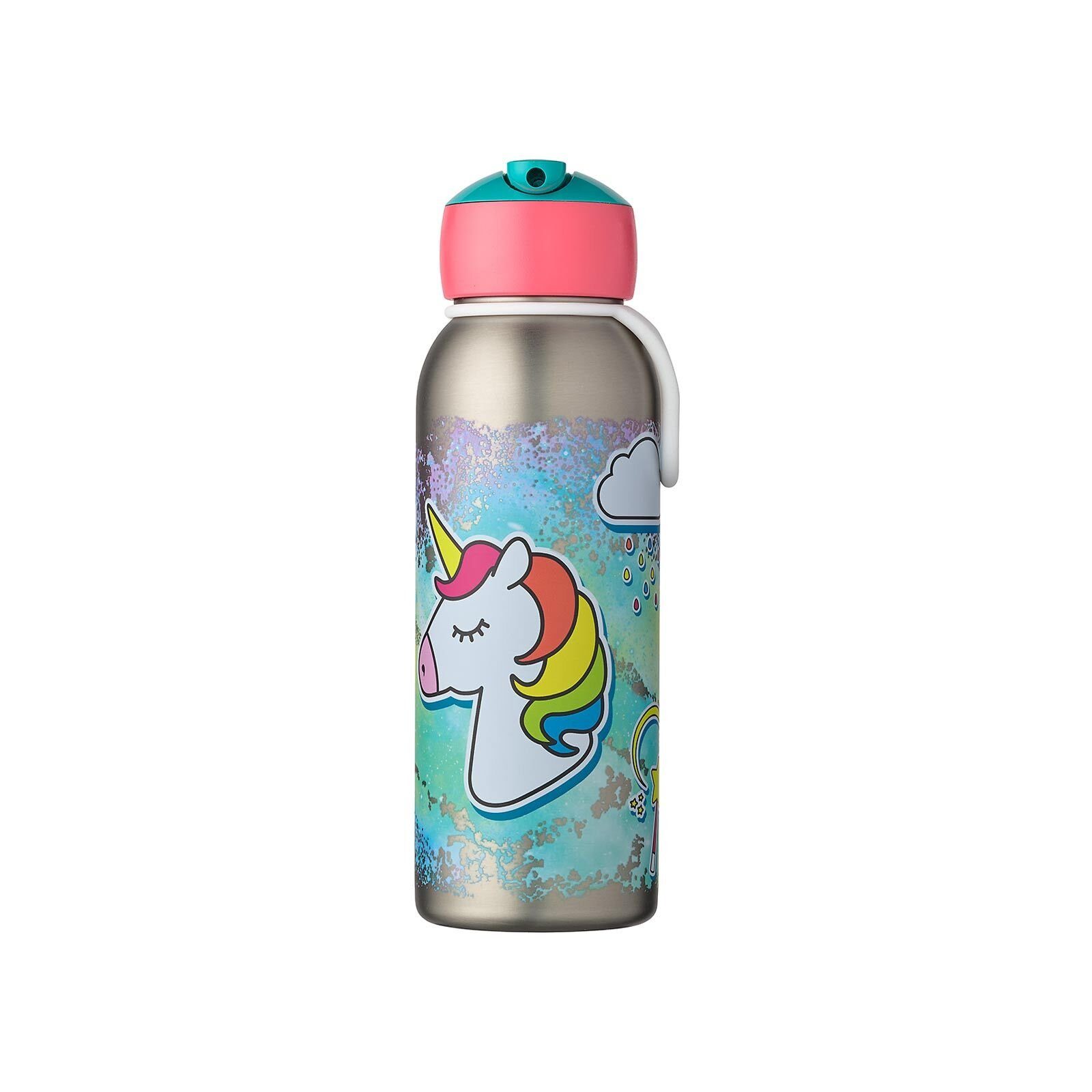 Mepal Trinkflasche Campus Thermoflasche Flip-Up 350 ml Einhorn, bunt