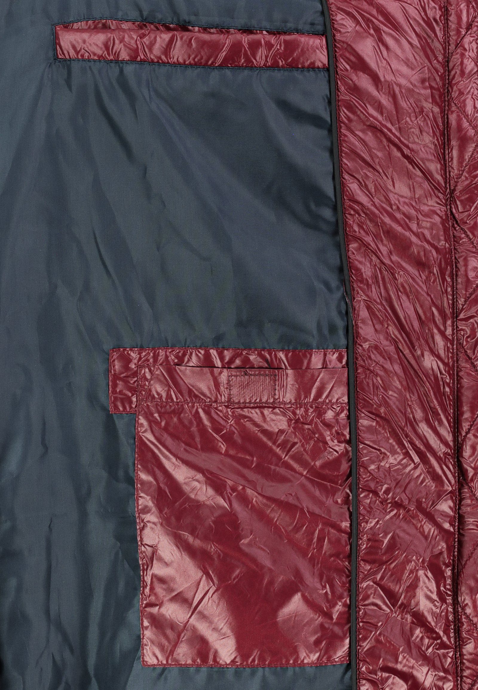 Fresh Made Steppweste Lange Stepp weste Kapuze Übergangs Herbst Frühlings Weste Windbreaker