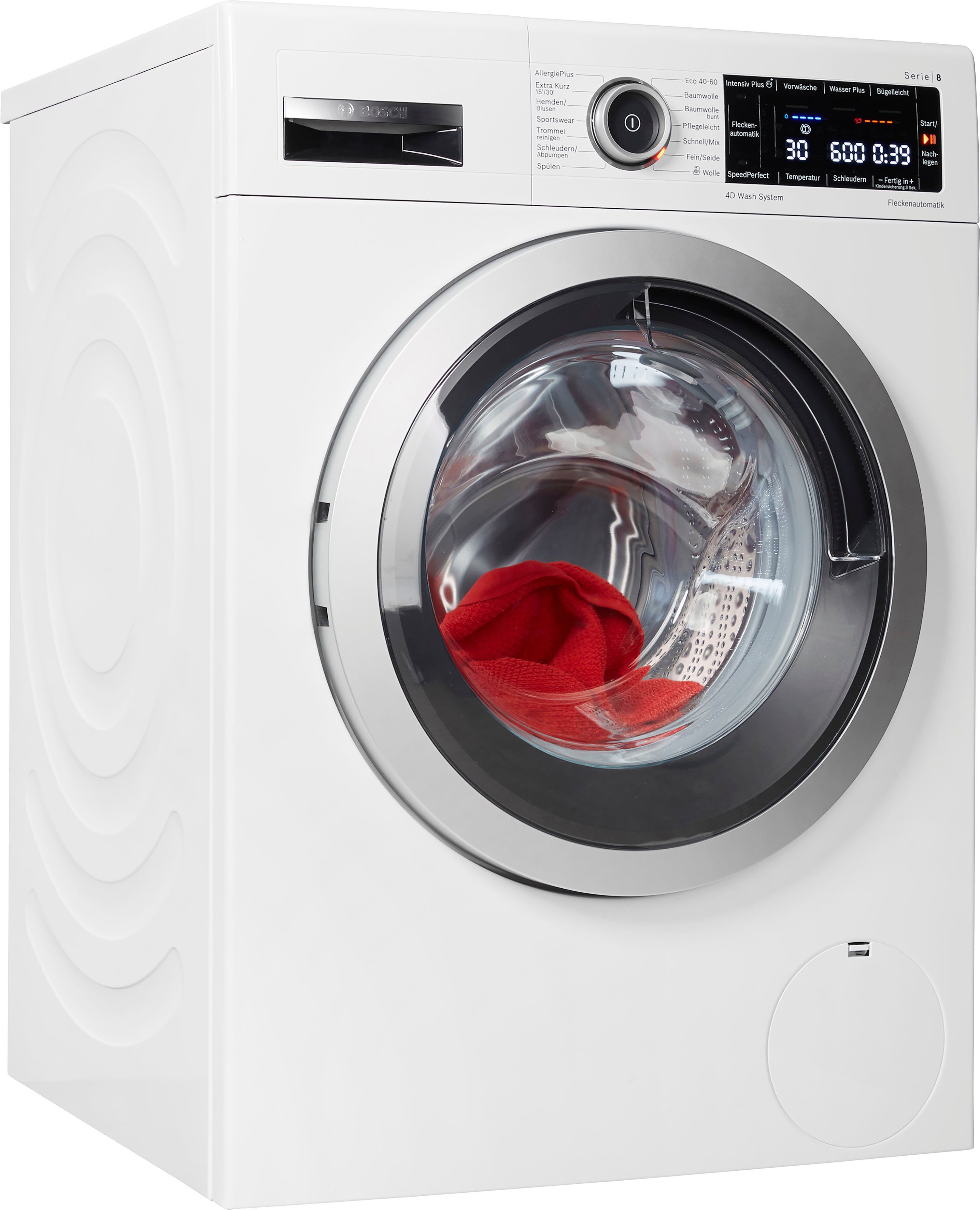 Image of BOSCH Waschmaschine 8 WAX32M00, 9 kg, 1600 U/min