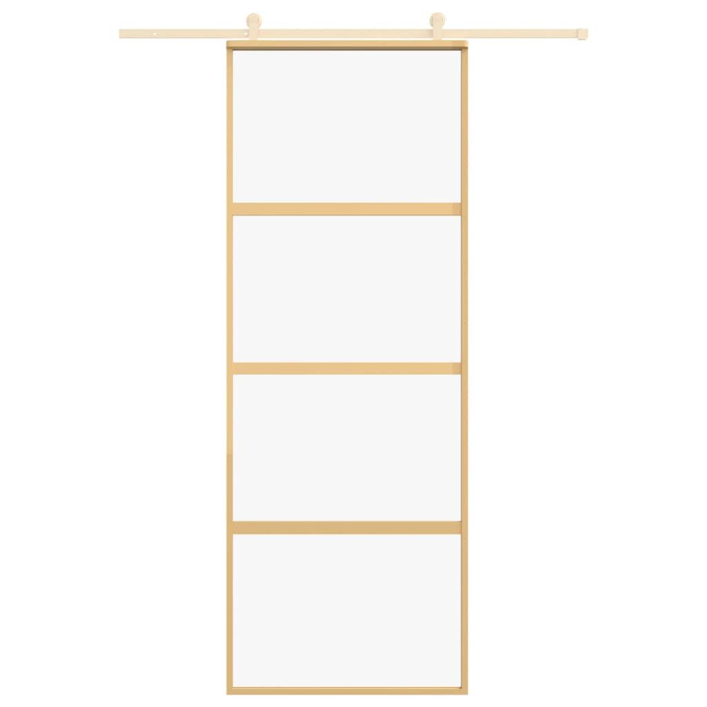 vidaXL Haustür Schiebetür Golden 76x205 cm günstig online kaufen
