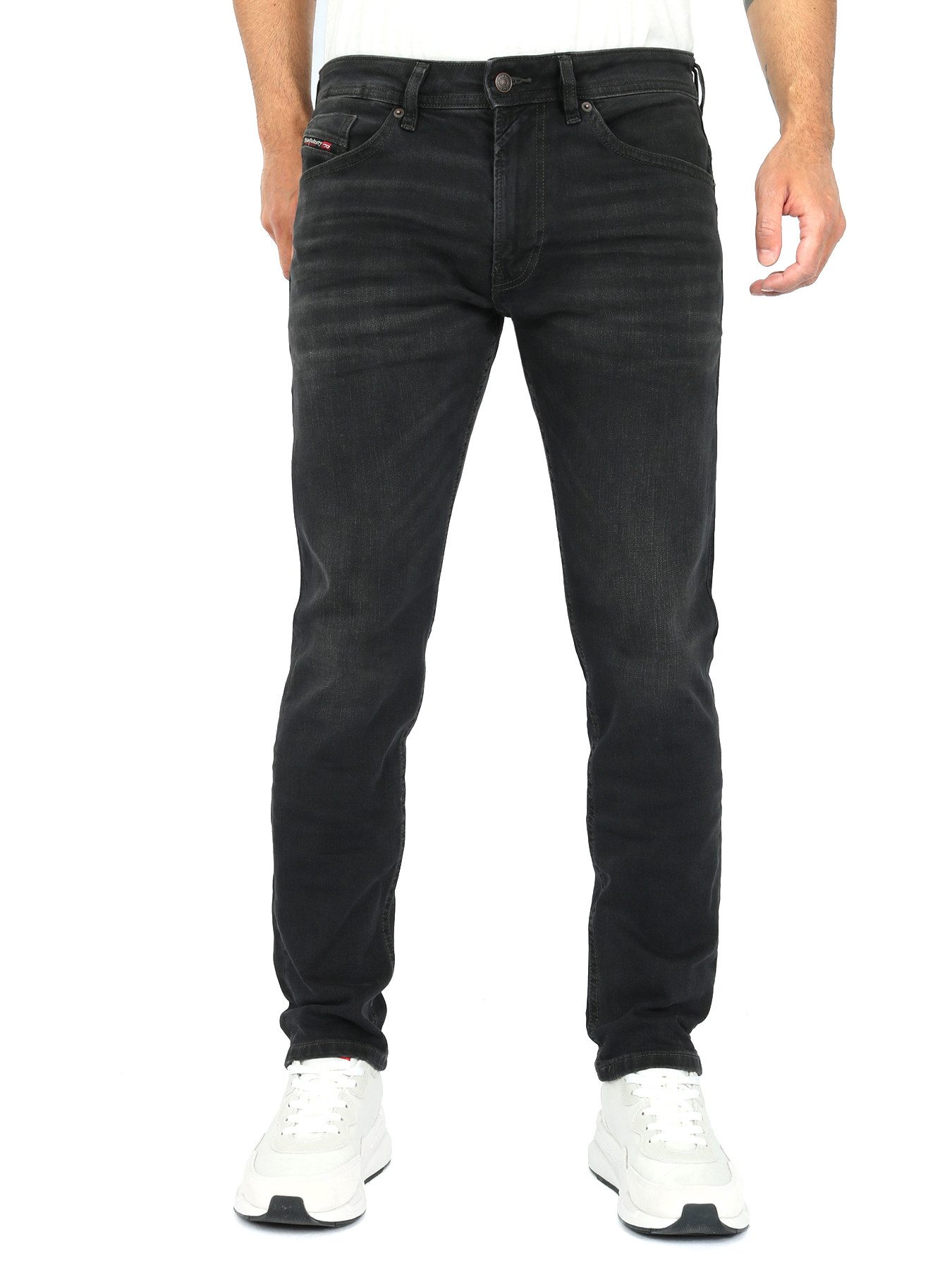 Diesel Slim-fit-Jeans Vintage Schwarz - Thommer-R RB064 - Länge:32 günstig online kaufen