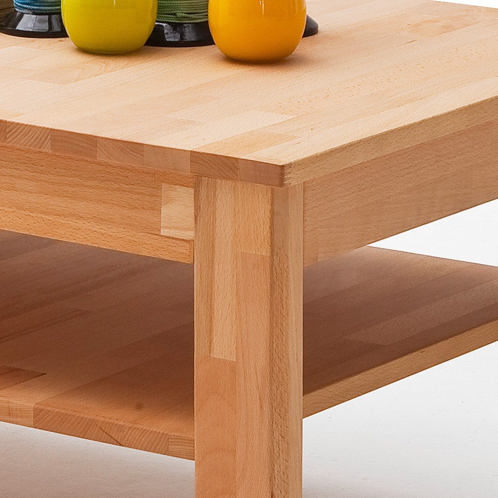 Lomadox Couchtisch FOSSANO-06, in Kernbuche massiv geölt, keilverzinkt, Echtholz/Massivholz