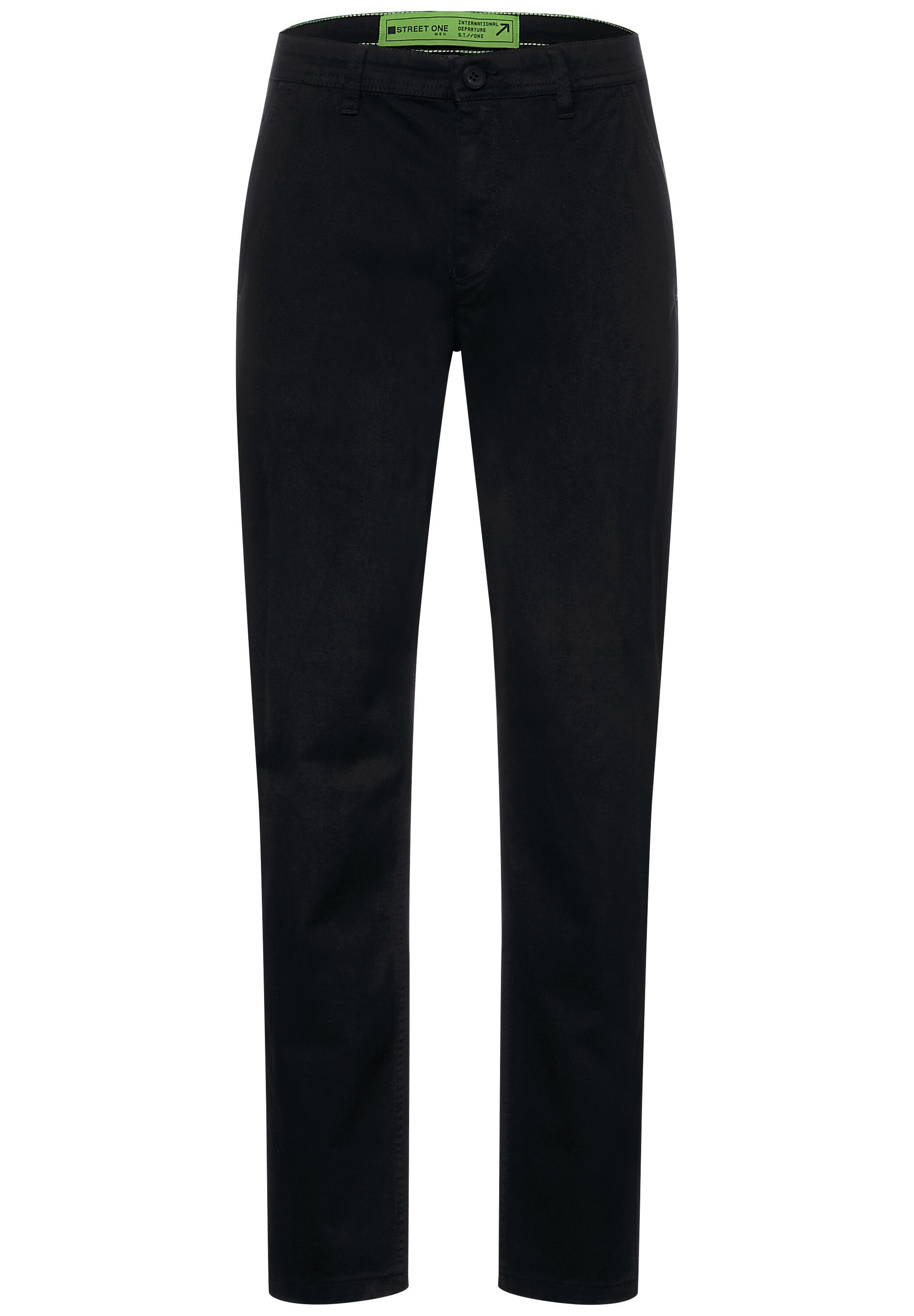 MEN STREET Chinohose ONE Unifarbe in