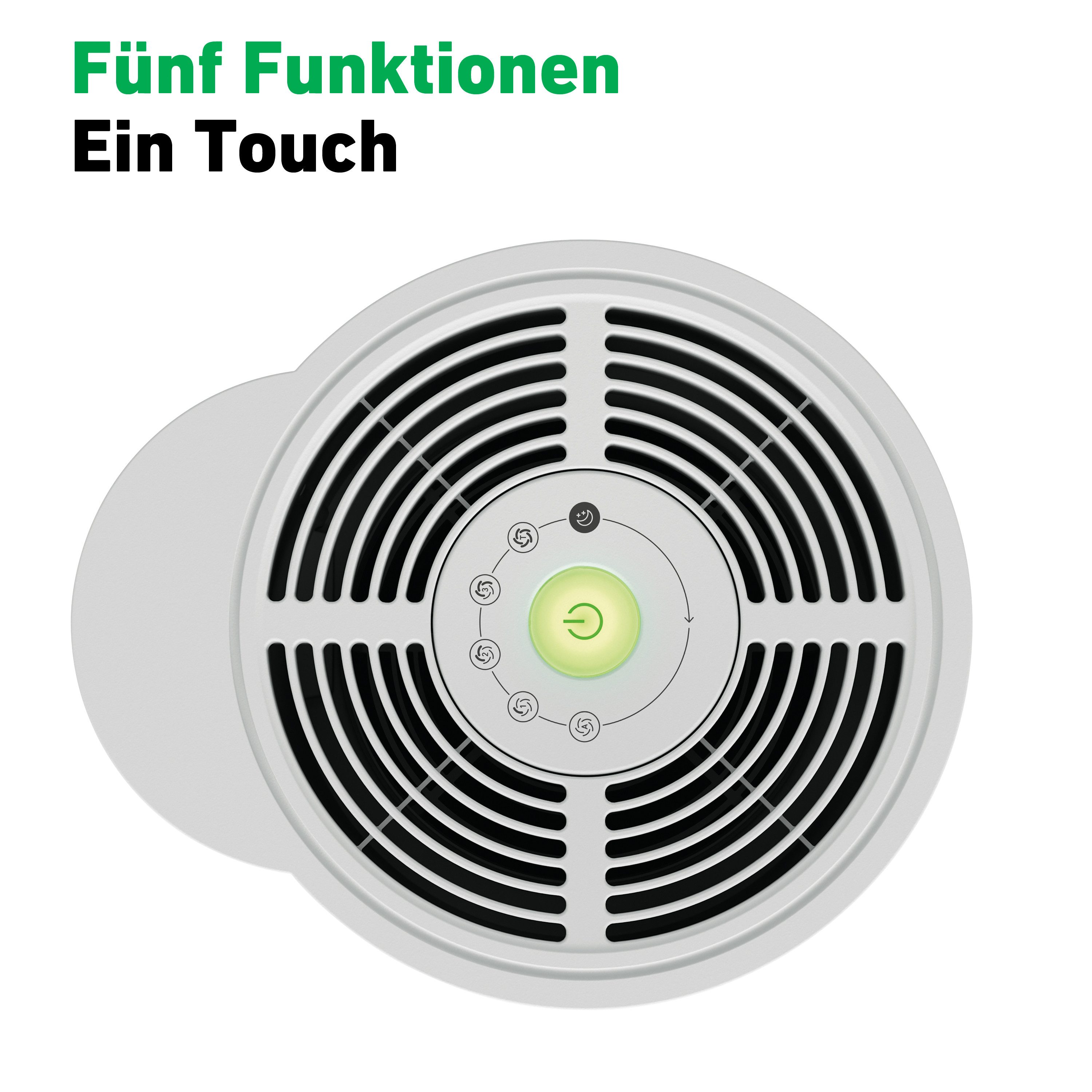 IDEAL Luftreiniger AP40 PRO, für 40 m² Räume, Made in Germany, HEPA-/Aktivkohlefilter, 99,99% Filterleistung