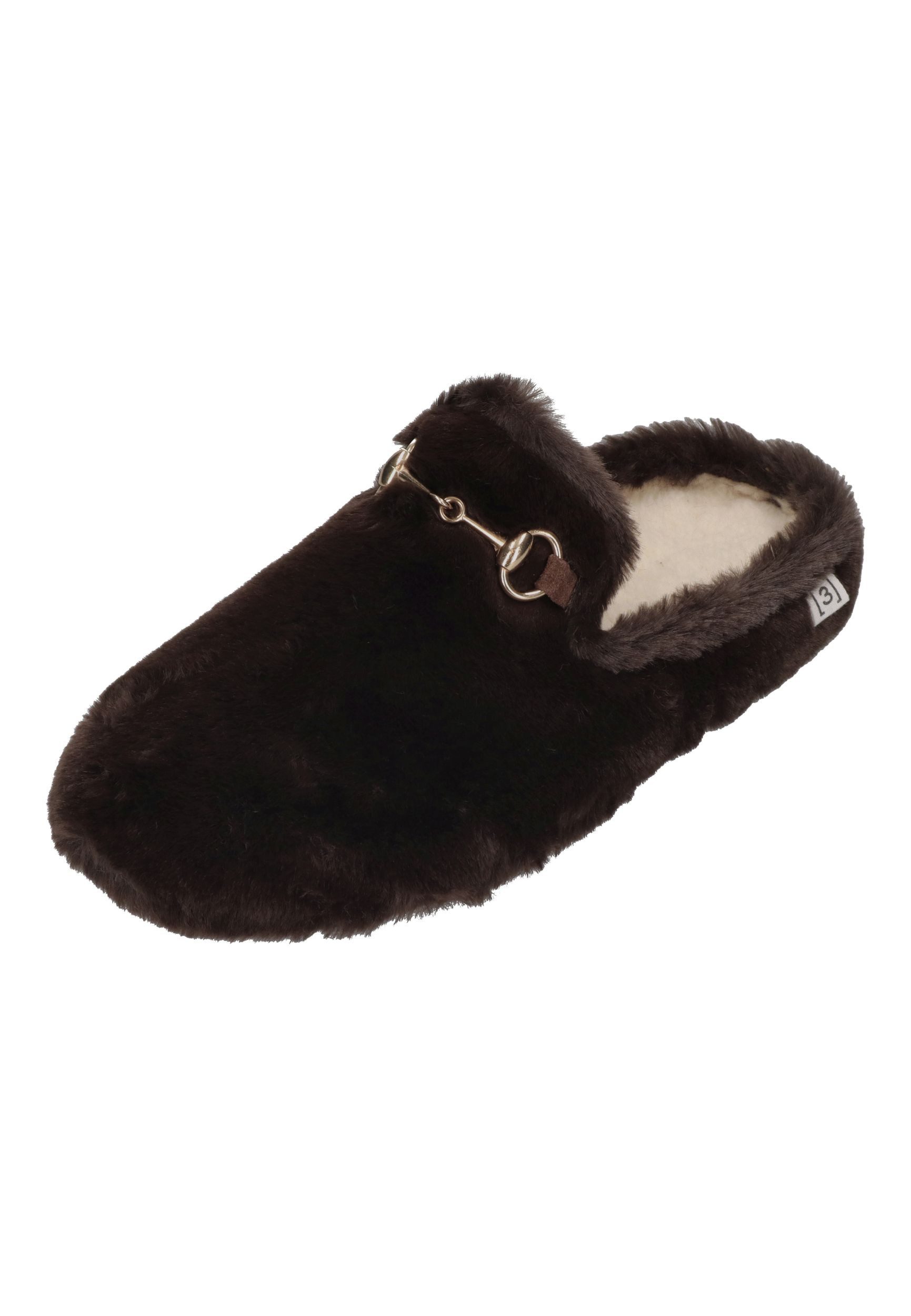 espadrij l´originale CHAUSSON COZY Hausschuh Choco