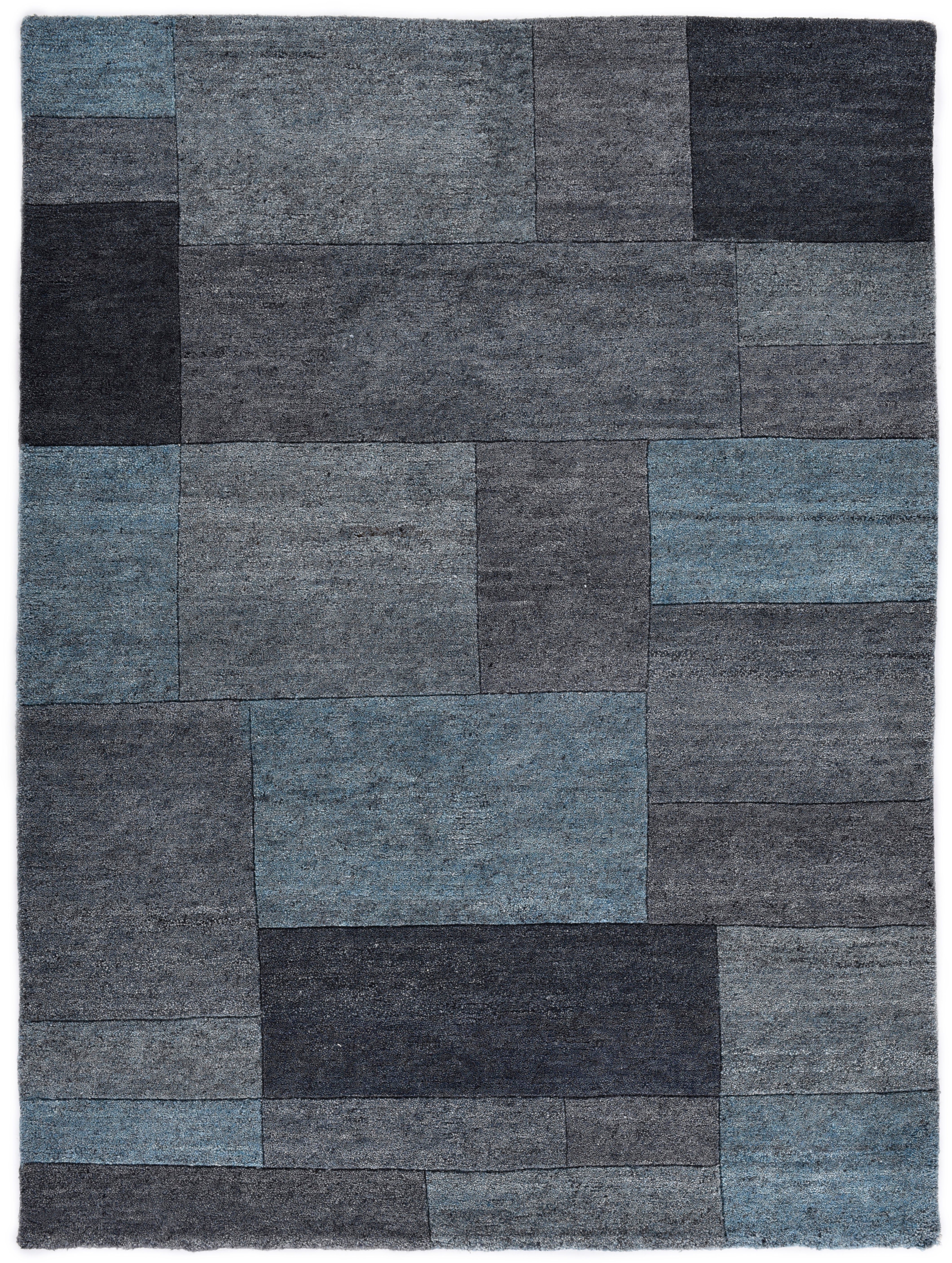 THEKO Wollteppich "Dalas - 7709" rechteckig 18 mm Höhe reine Wolle, handgek günstig online kaufen