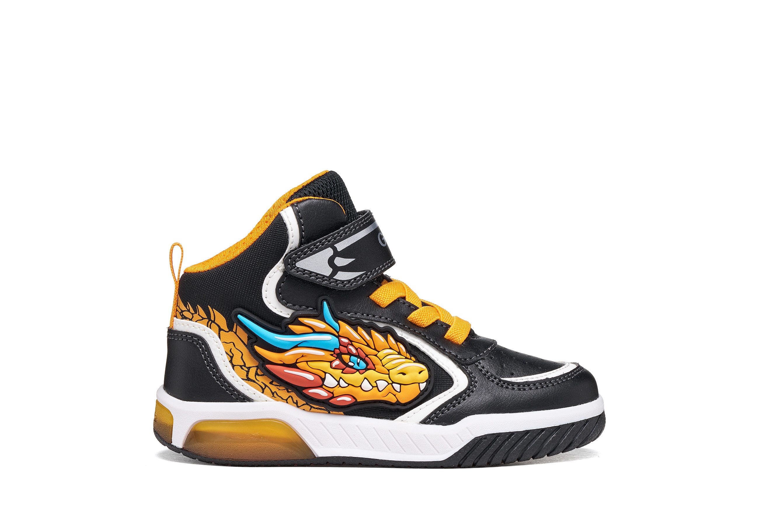 Geox J INEK BOY - Blinkschuh Sneaker Motiv-Boots mit Blinkfunktion, Größenschablone zum Download – Bild 5 von 5