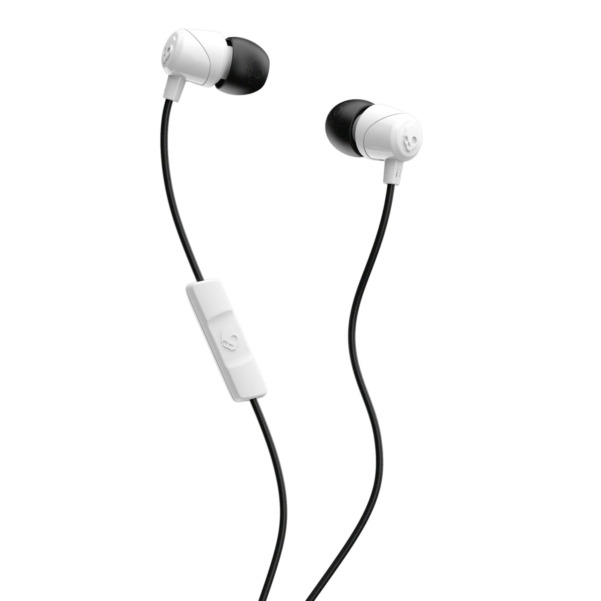Skullcandy Headset JIB IN-EAR W/MIC 1 In-Ear-Kopfhörer (Stilvolle In-Ear Kopfhörer!, Komfortable Passform!, Supreme Sound-System!, Flexibles und stabiles Kabel!, Unterdrückung von Umgebungslärm) Weiß