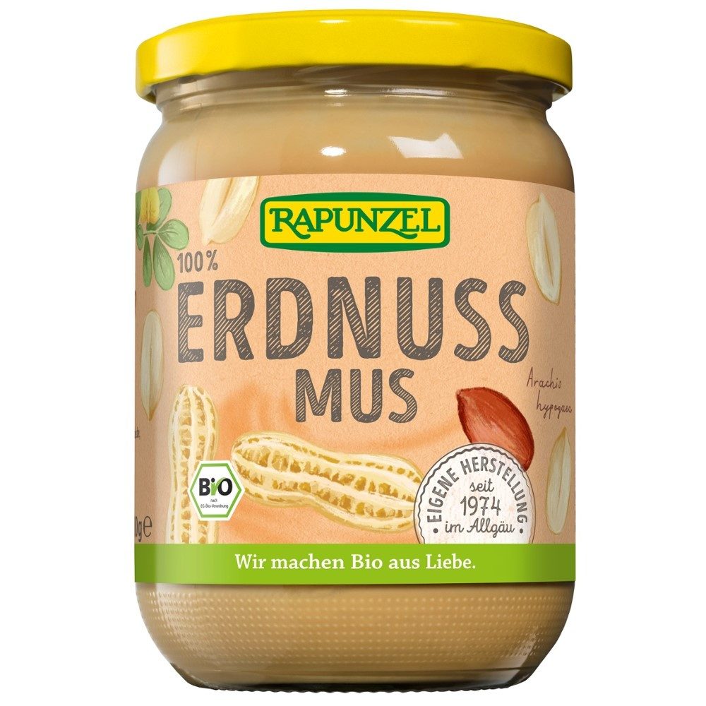 Rapunzel Nussaufstrich Erdnussmus fein 500g
