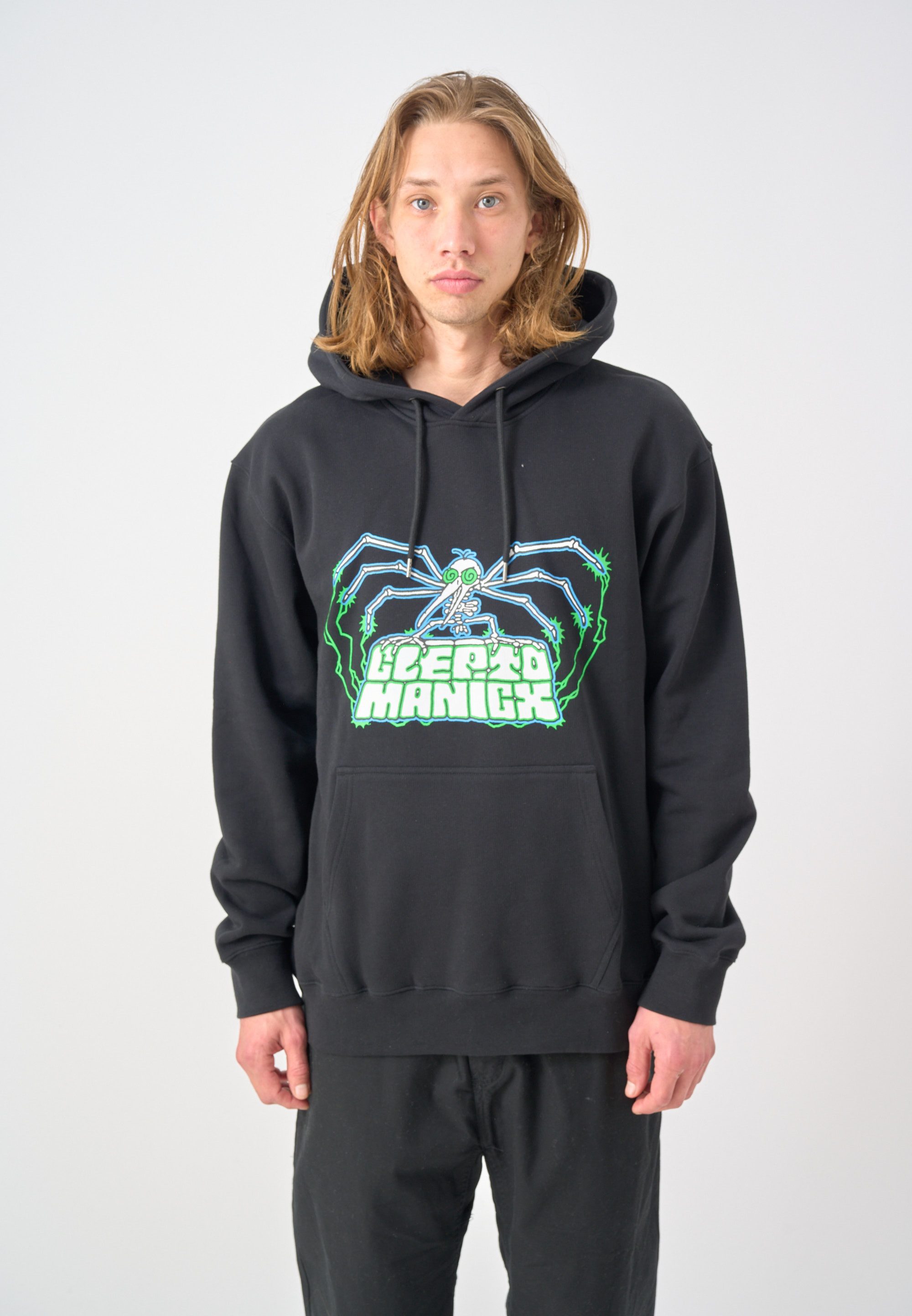 Cleptomanicx Kapuzensweatshirt Boxy Hooded Grave Gull im lockeren Schnitt