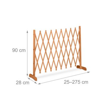relaxdays Rankgitter Ausziehbares Rankgitter aus Holz