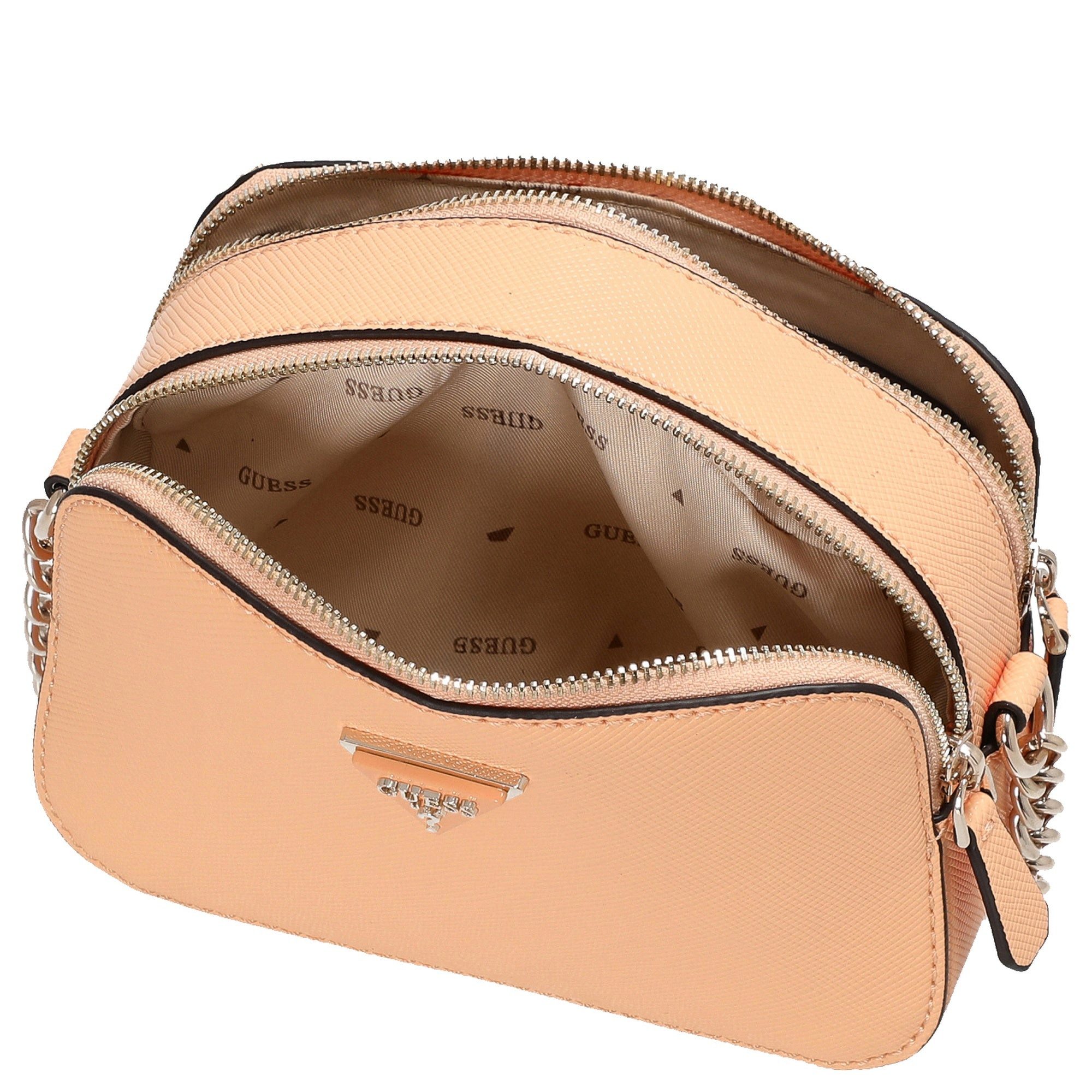 Guess Umhängetasche Noelle Crossbody - Umhängetasche 21 cm (apricot)