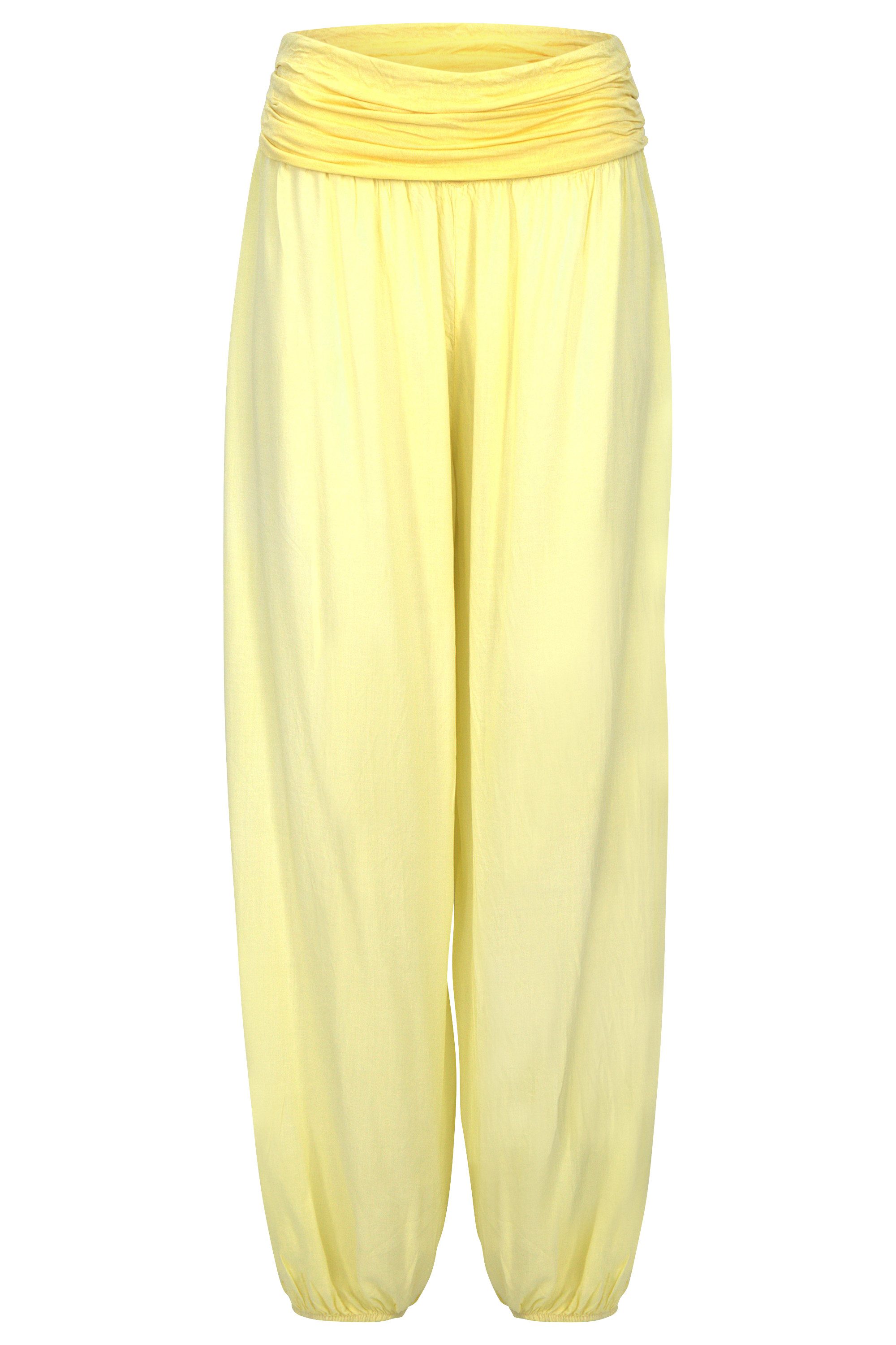 Haremshose malito Damen Pumphose in Uni Farben, Haremshose zum Tanzen, Aladinho