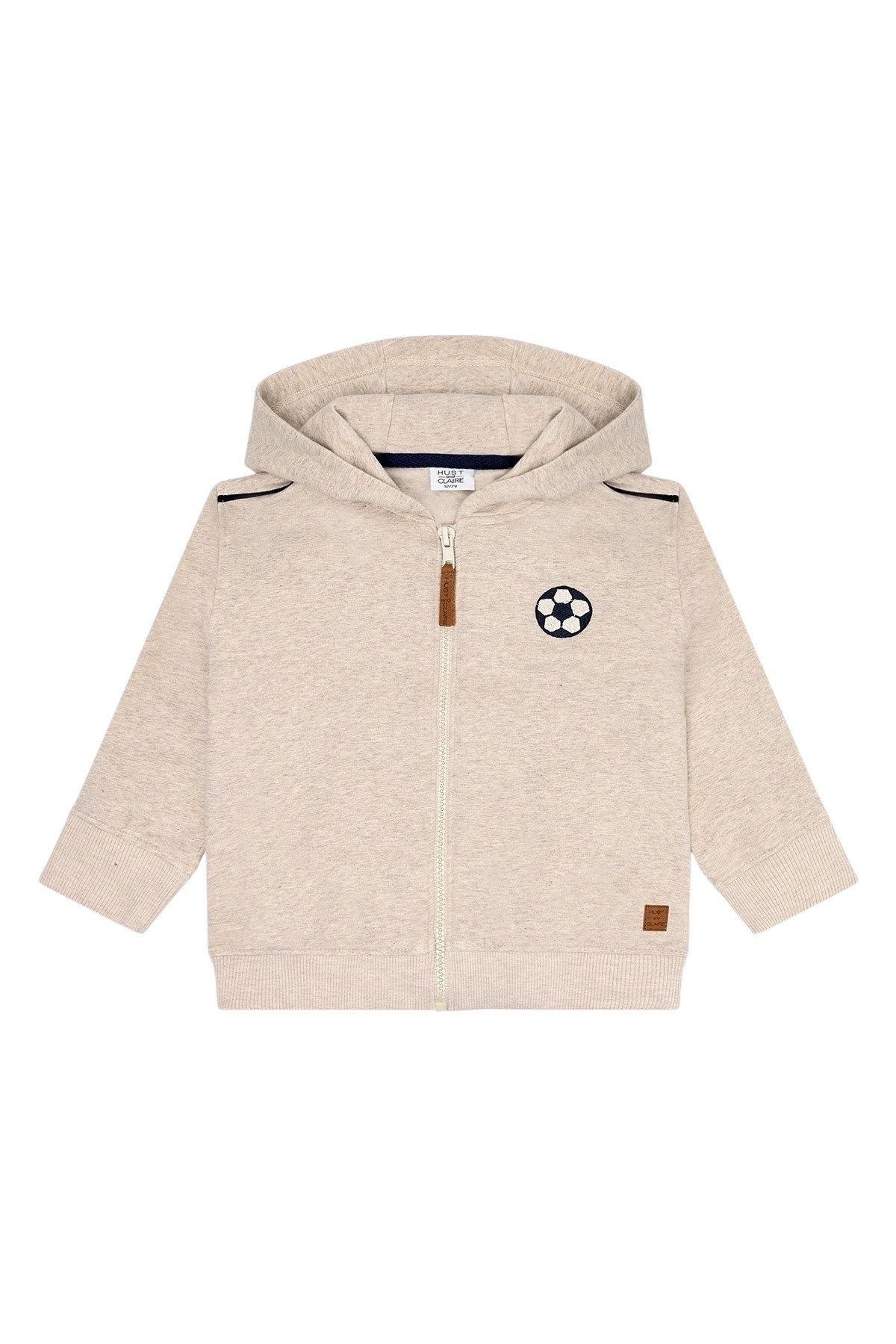 Hust & Claire Kapuzensweatjacke Sejer (1-tlg) Hust & Claire Jungen Sweatjacke „Sejer“ mit Kapuze & Sport-Motiv