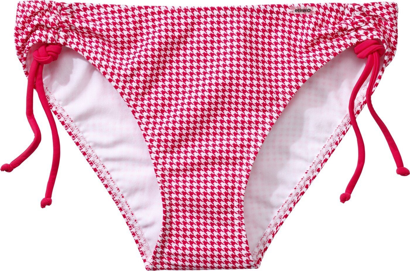 ETIREL Bikini-Hose D-Bikinihose Moya houndstooth MULTICOLOR/RED