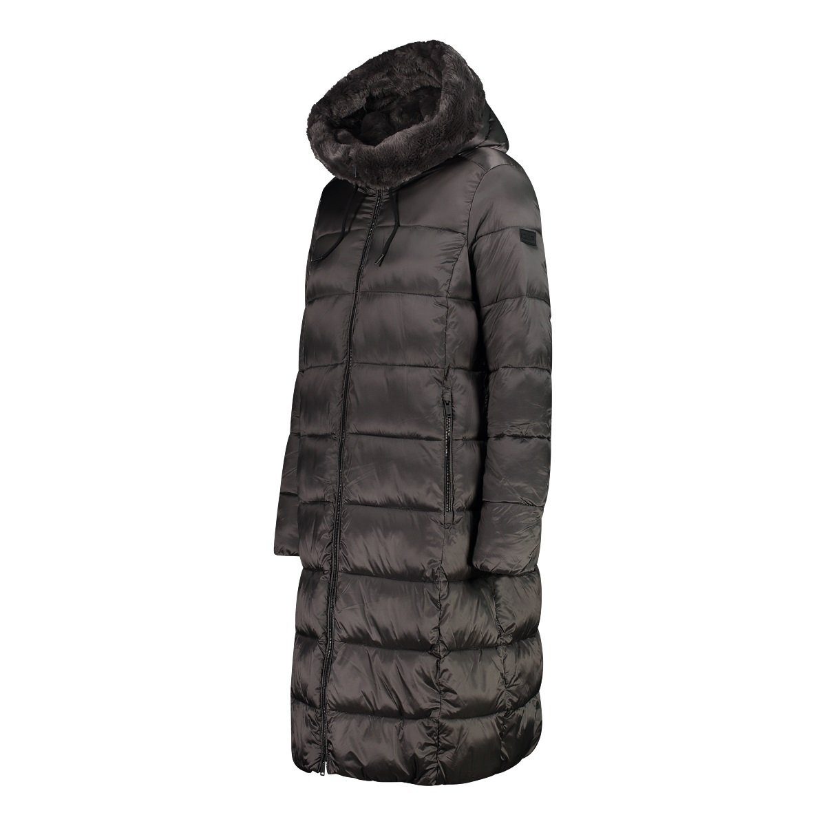 CMP Wintermantel Coat Fix Hood (warm) grau Damen günstig online kaufen