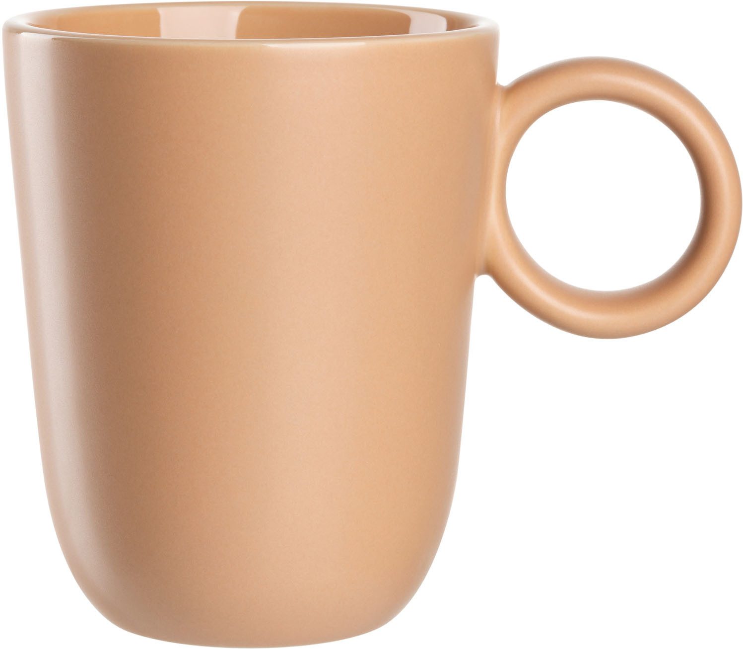 LEONARDO Tasse Keramiktasse, ROMA, 6er-Set, 6-tlg., Keramik, spülmaschinengeeignet