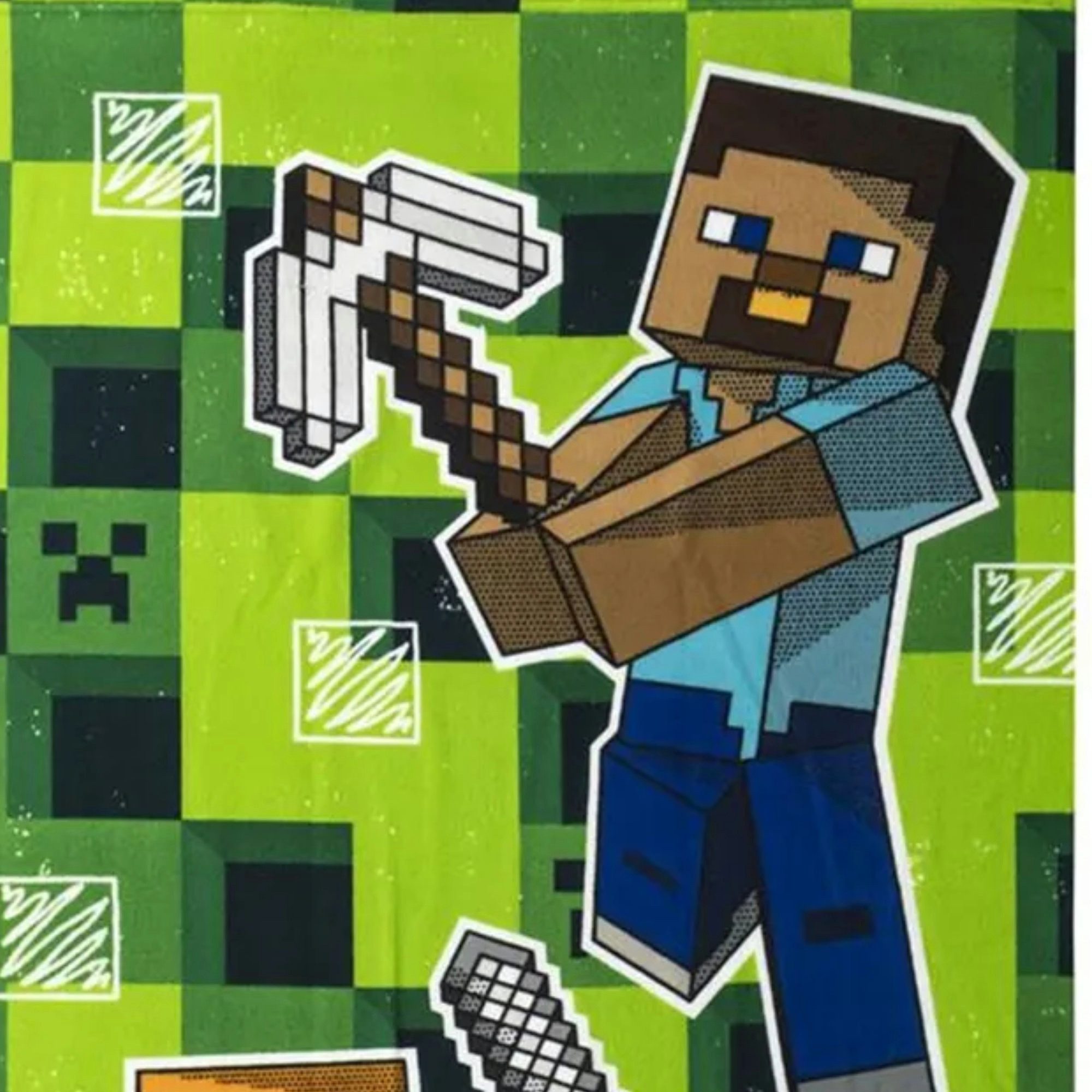 Minecraft Strandtuch MInecraft Gamer Steve Alex günstig online kaufen