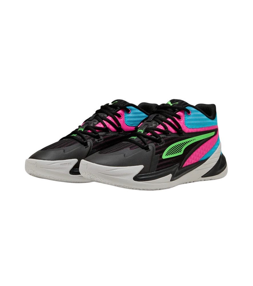 PUMA Hallen-Indoorschuhe Dagger (Basketball) schwarz/bunt Herren Badmintonschuh