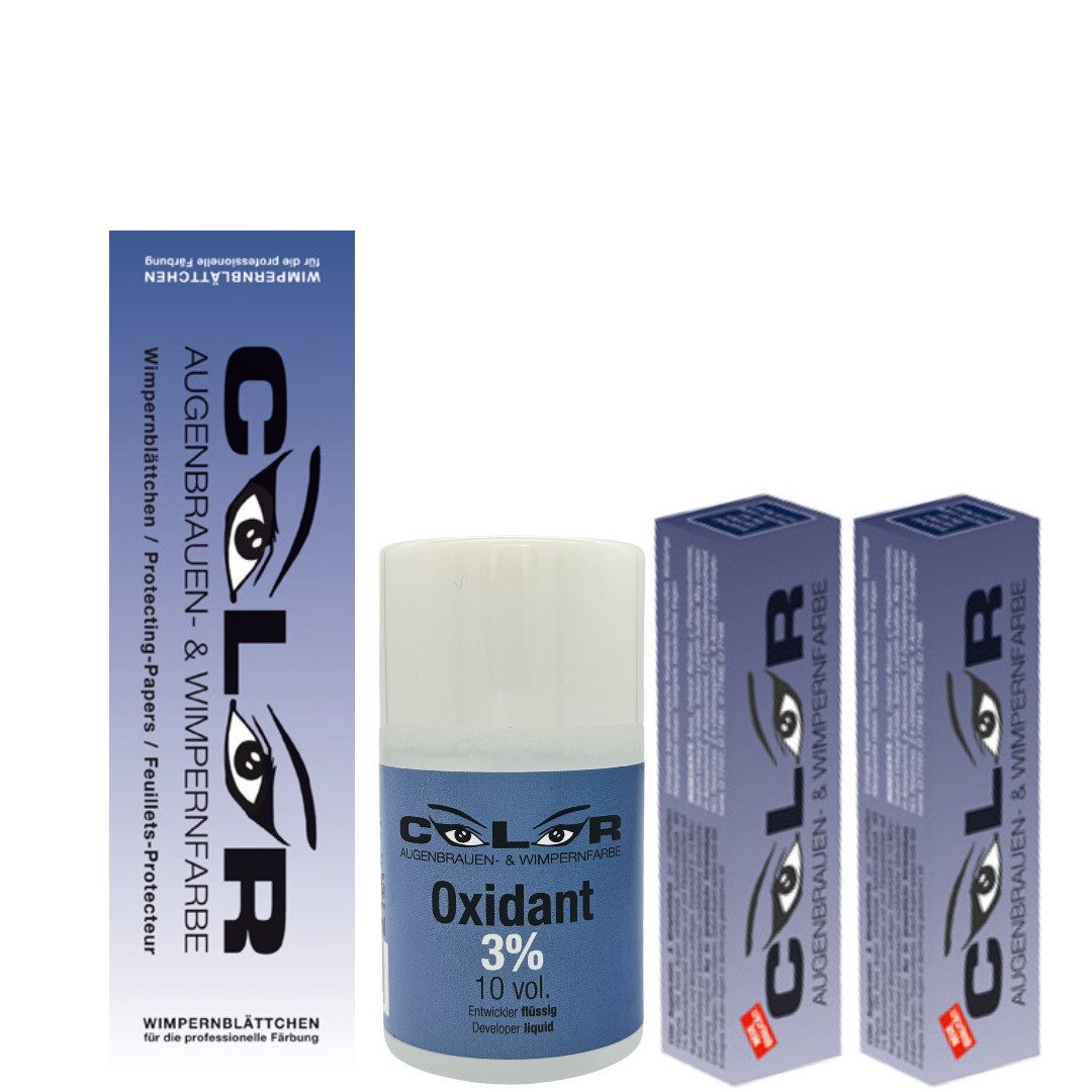 Comair Germany Augenbrauenfarbe Color Augenbrauen- & Wimpernfarbe Set