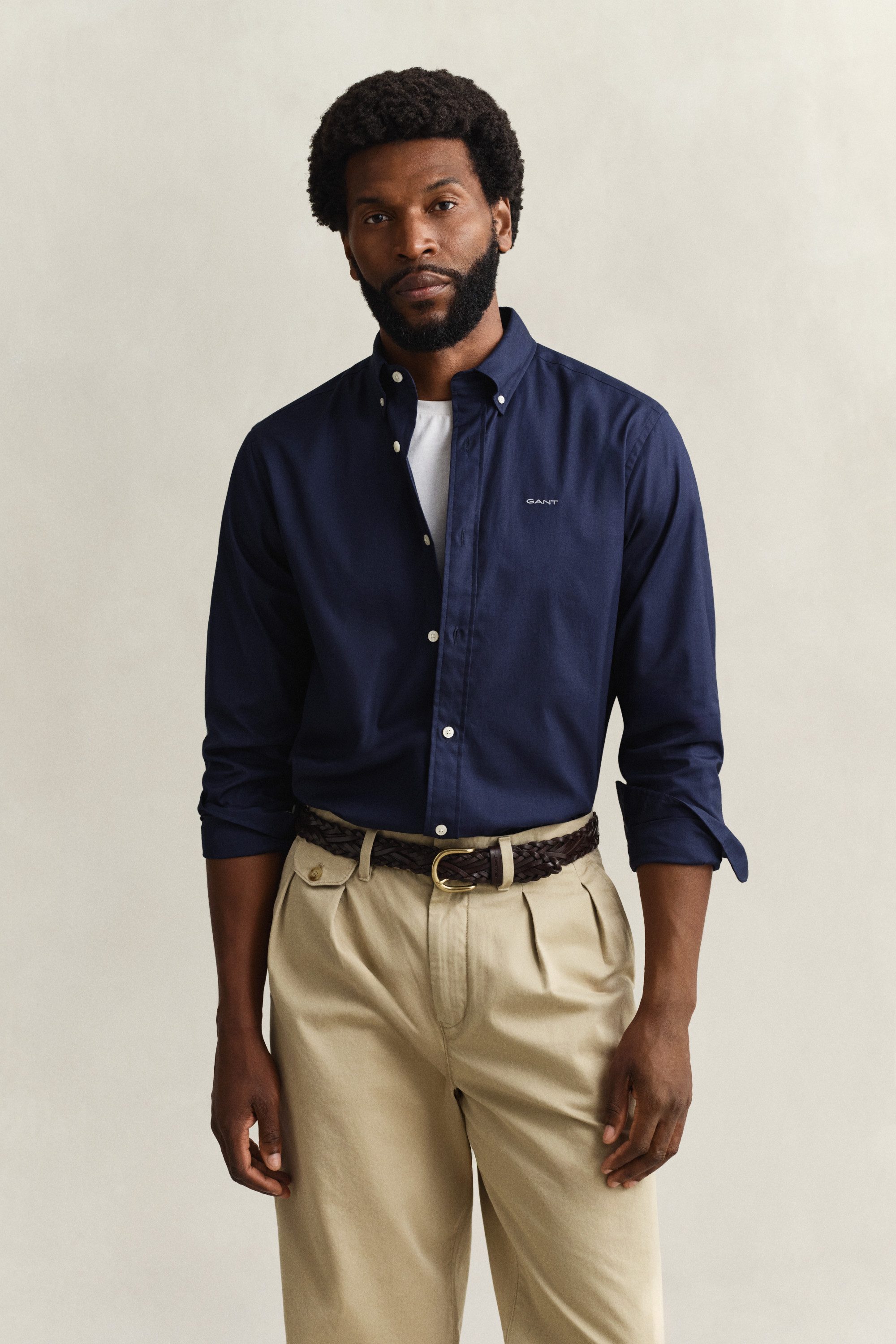 Gant Langarmhemd REGULAR FIT PINPOINT OXFORD Businesshemd, Button-down-Kragen