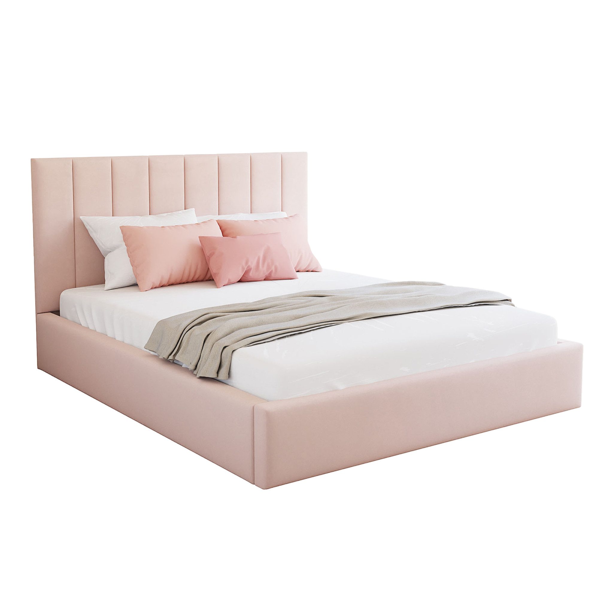 FDM Polsterbett Stauraumbett KAJA Bettgestell 90x200, günstig online kaufen