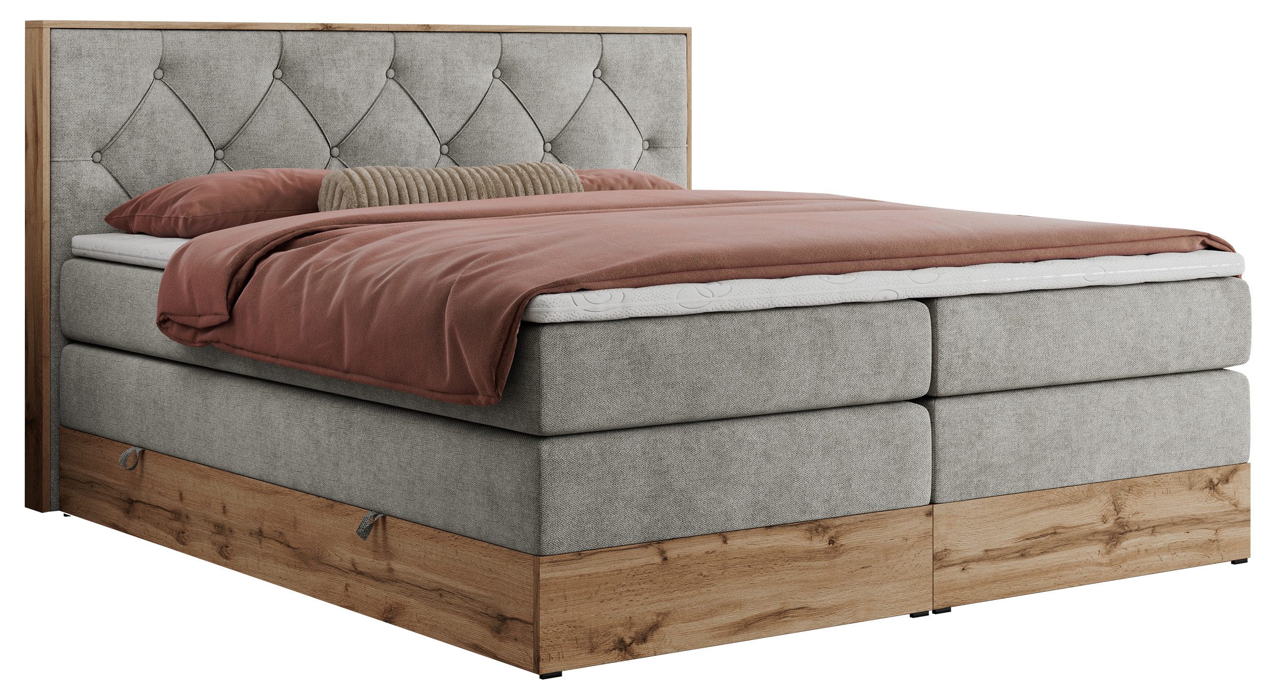 MKS MÖBEL Boxspringbett VENETO KING (Doppelbett, günstig online kaufen