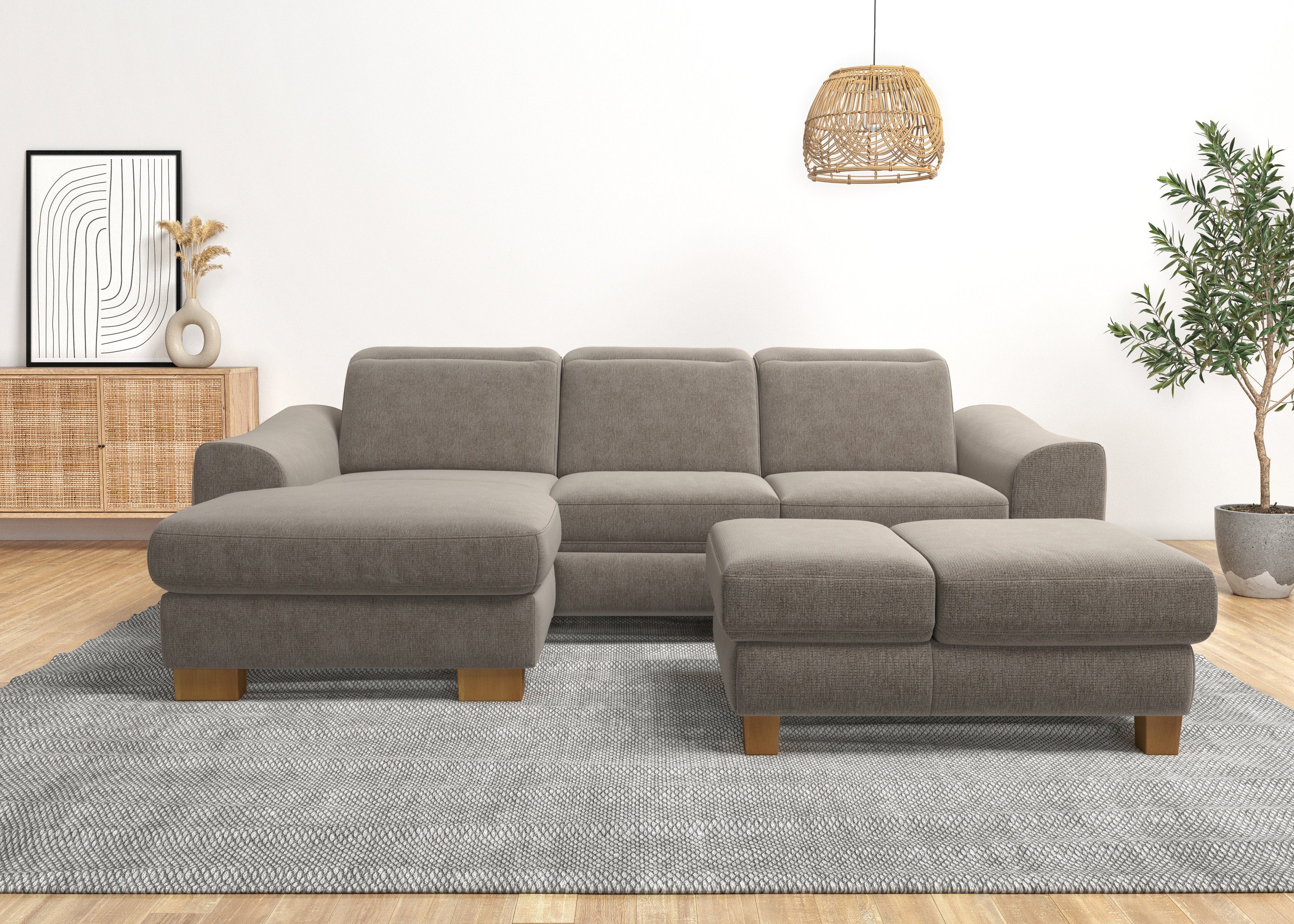 Home affaire Ecksofa Dundee L-Form, wahlweise günstig online kaufen