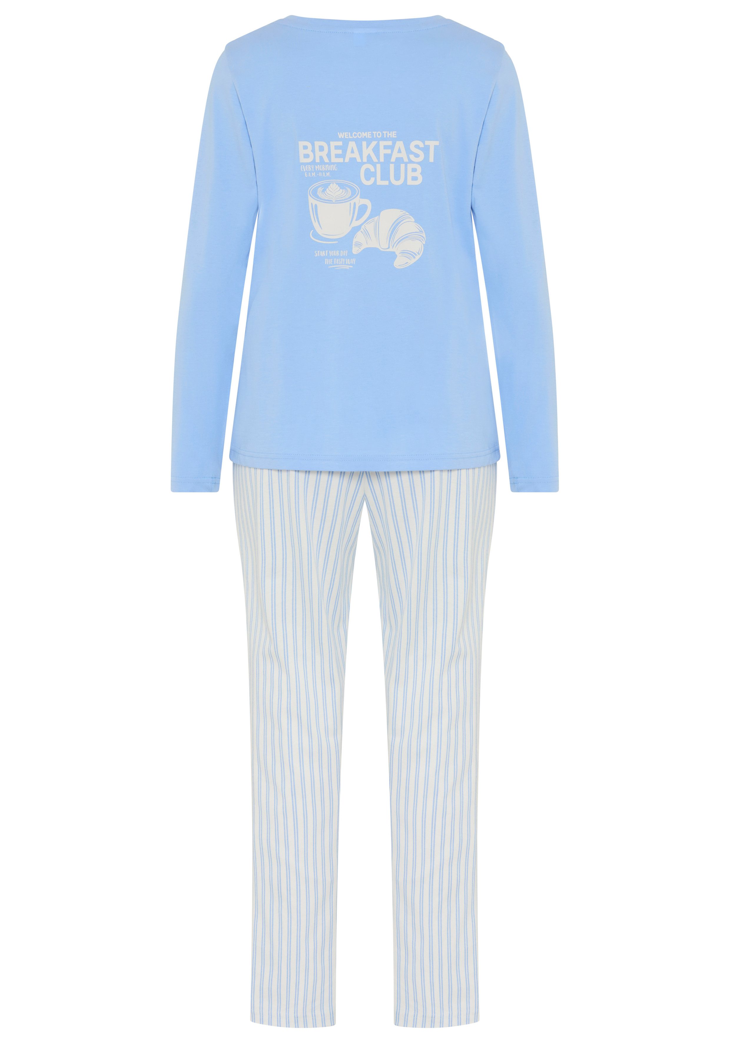LSCN by LASCANA Schlafanzug (2 tlg) mit Front- und Back-Print – Bild 3 von 5