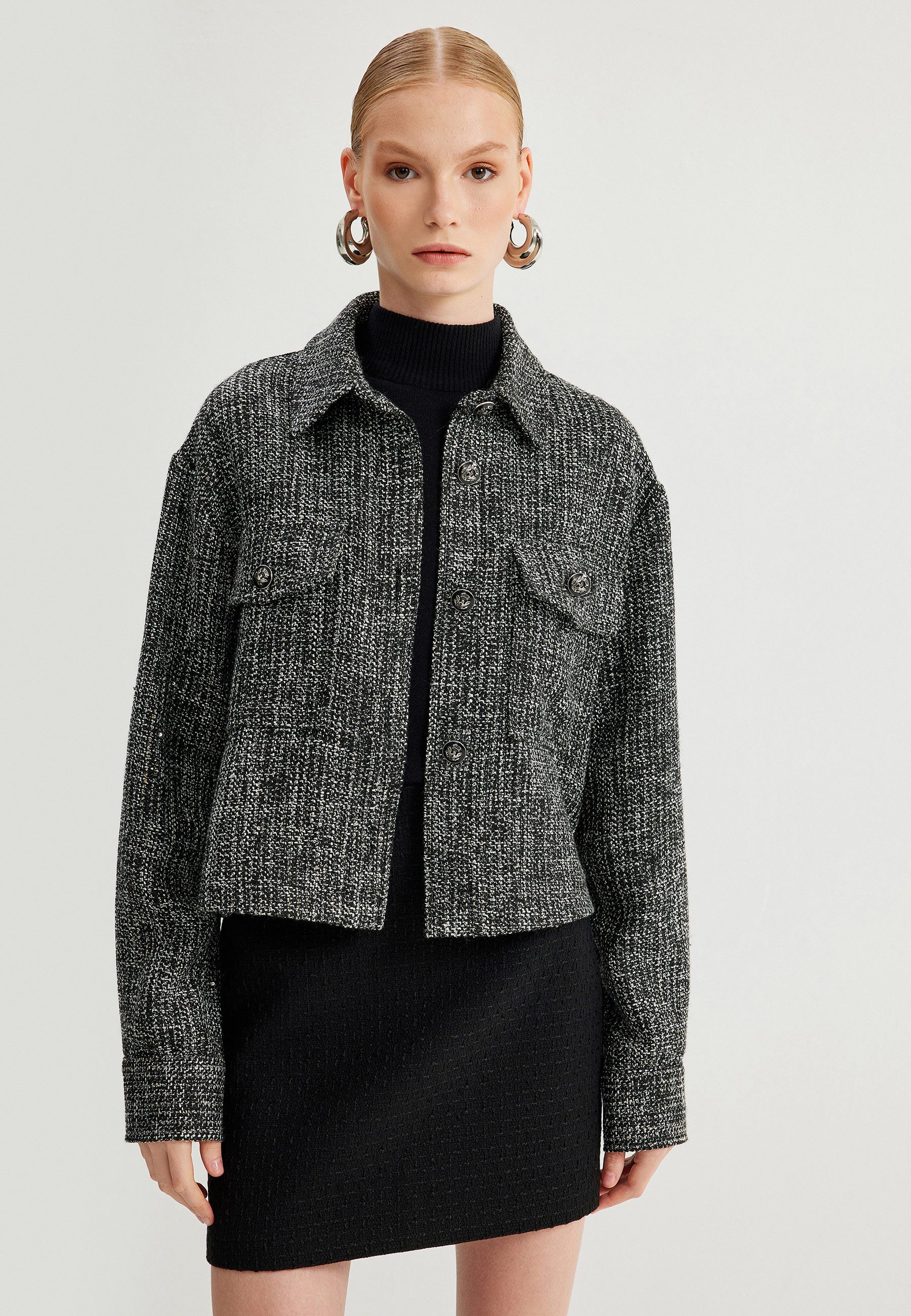 Koton Jackenblazer Regular Tweed günstig online kaufen