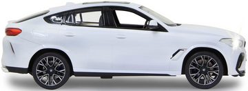 Jamara RC-Auto Deluxe Cars, BMW X6 M 1:14, weiß - 2,4 GHz, mit LED-Lichtern
