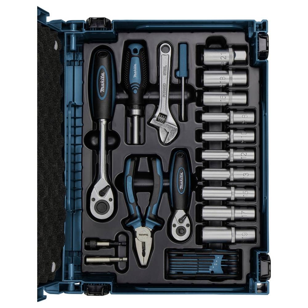 Makita Werkzeugkoffer E-11542 Werkzeugkoffer bestückt (L x B x H) 395 x 295 x 110.4 mm