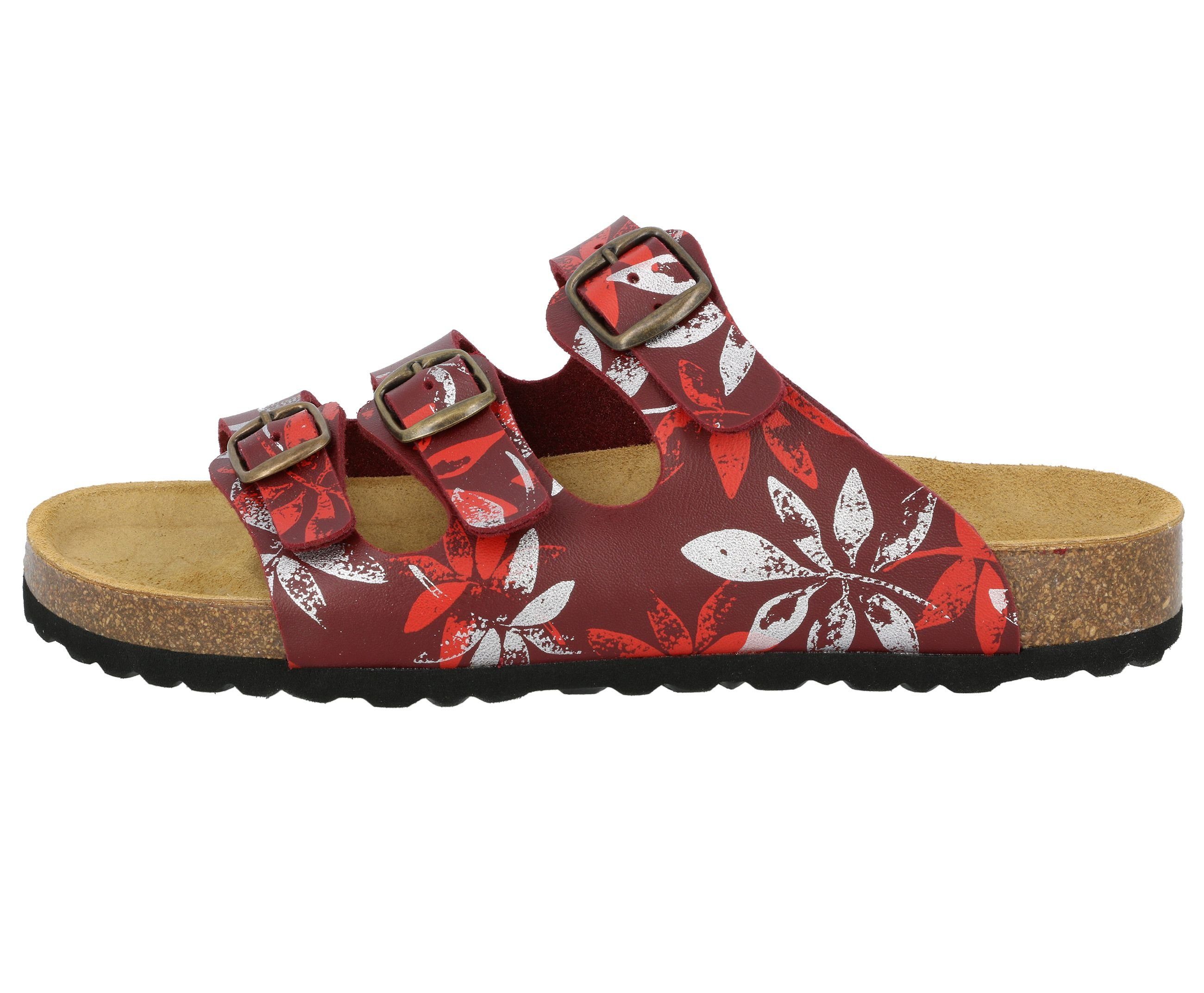 Lico Pantolette Bioline bordeaux Pantolette Leave