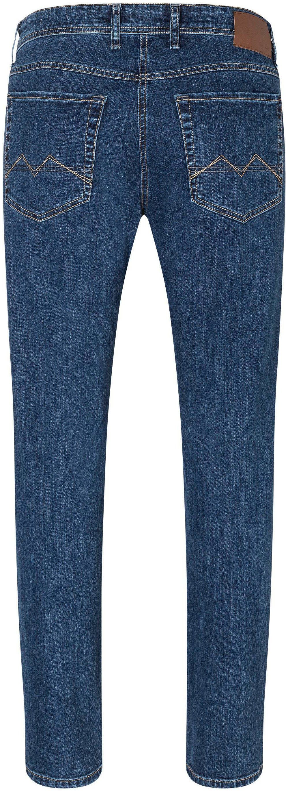 Straight-Jeans in Optik, light MAC blue Arne Stretch used mit gepflegter