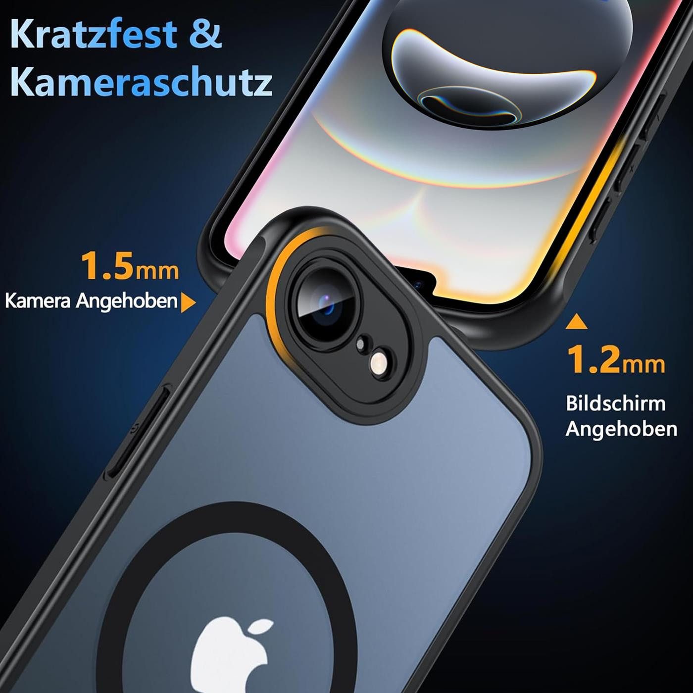 CoolGadget Handyhülle für Apple iPhone 16e 6,1 Zoll, Kamera Schutz Hülle Silikon Hard Case Schutzhülle für Magsafe Zubehör – Bild 2 von 5