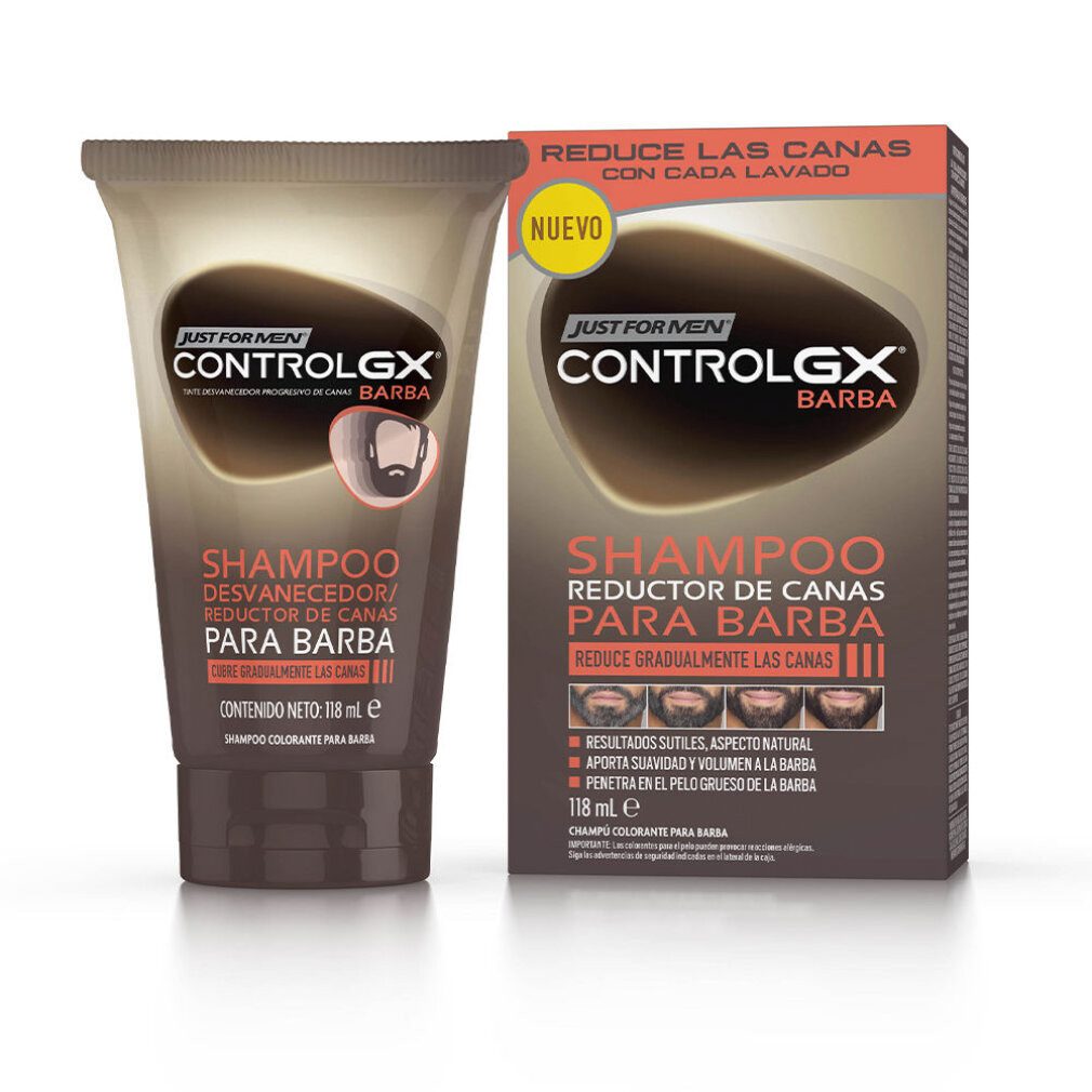 Just For Men Haarshampoo CONTROL GX champú reductor de canas para barba 118ml
