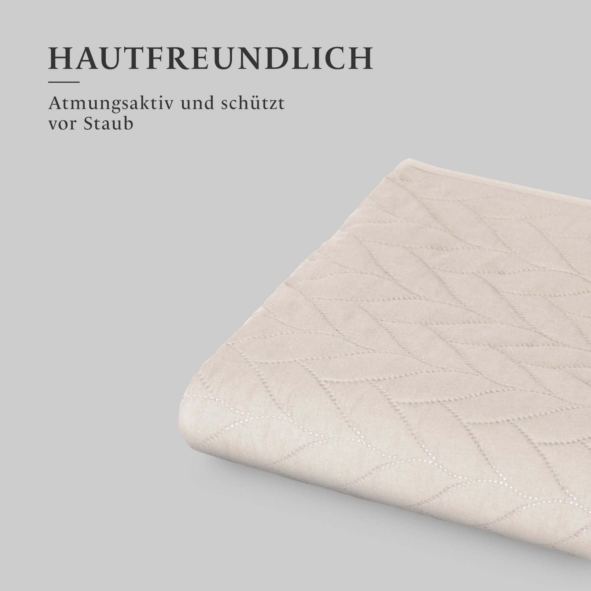 Bestlivings Tagesdecke 220x240 cm, mit Steppung in diversen Designs – Bild 5 von 5
