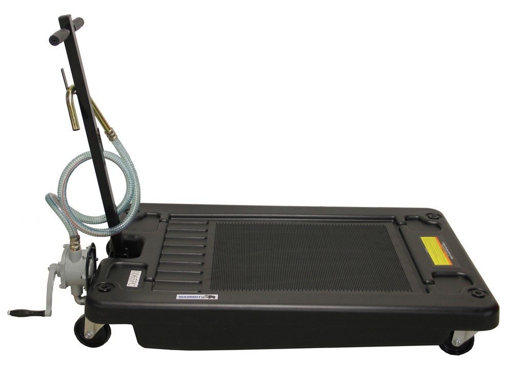 DeTec. Ölauffangwanne 70L Ölwechselbehälter mit Klappbarem Griff zum Auffangen von Altöl, Ölauffangwanne für Ölwechsel