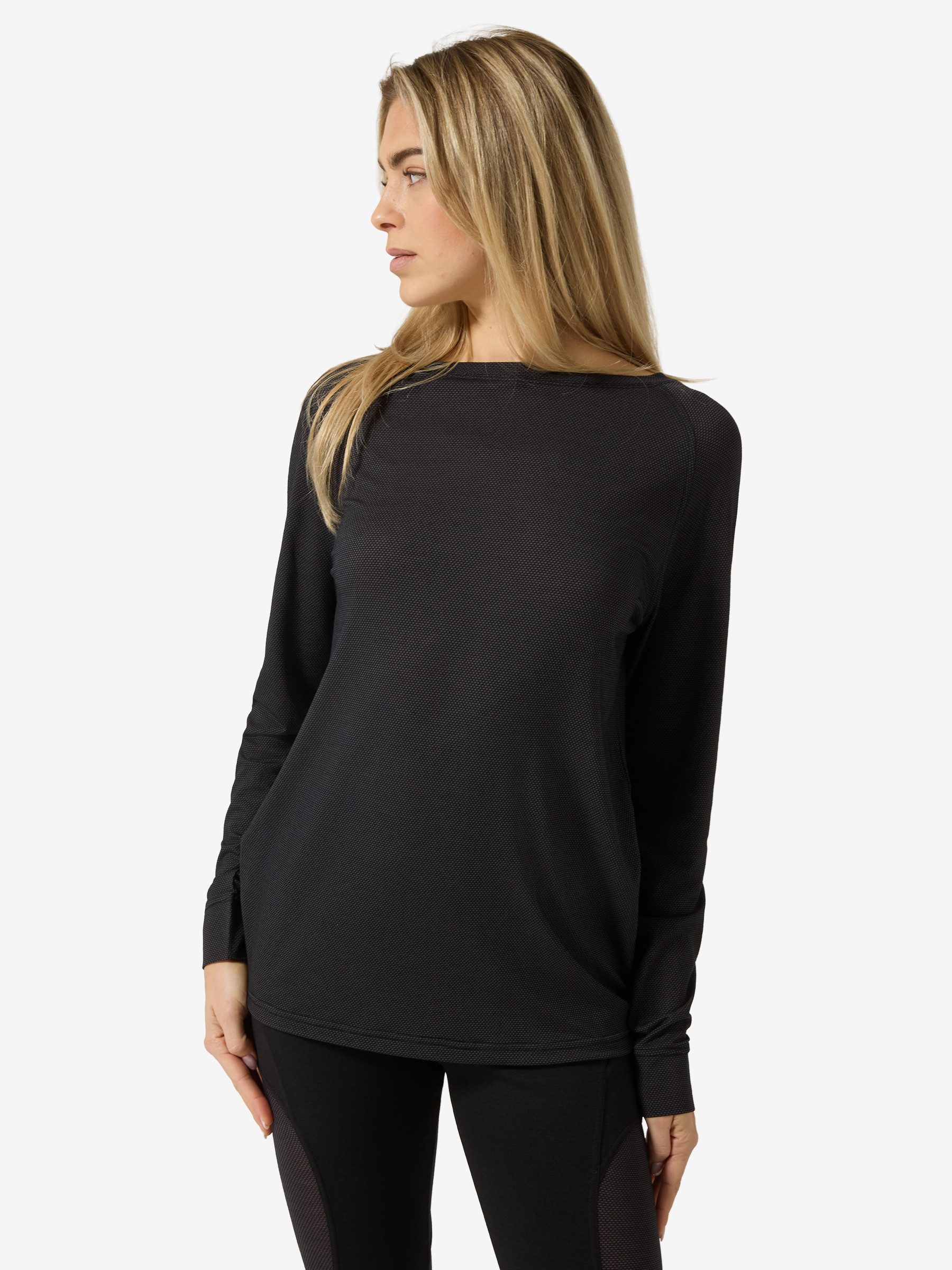 SUPER.NATURAL Langarmshirt für Damen,Merino W LEISURE AIR LS Sehr leicht und extra atmungsaktiv