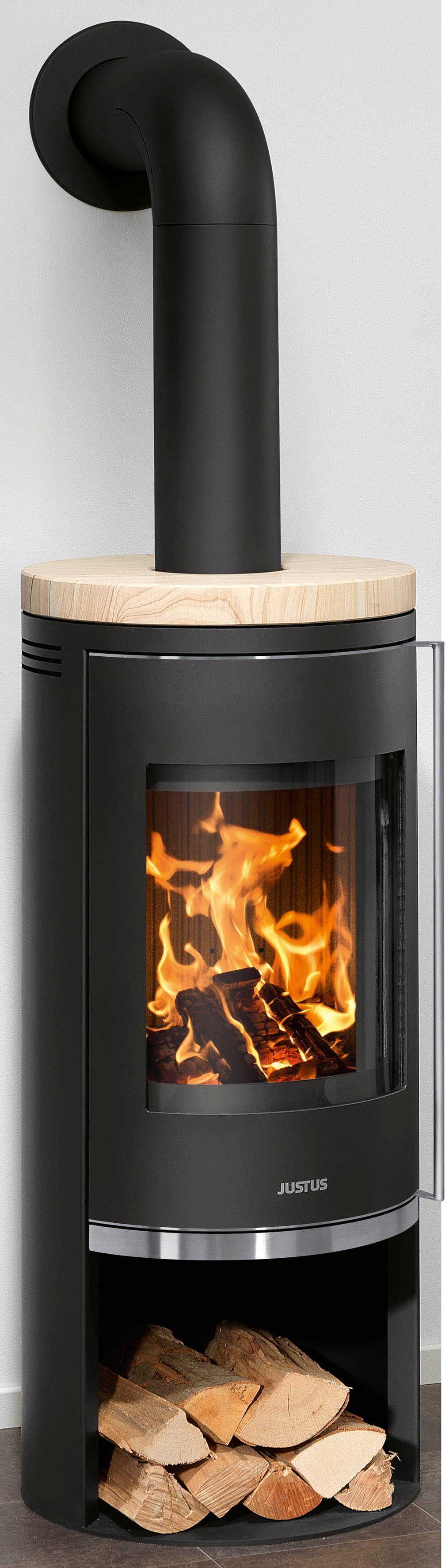 JUSTUS Kaminofen Faro 2.0, 6 kW, Zeitbrand