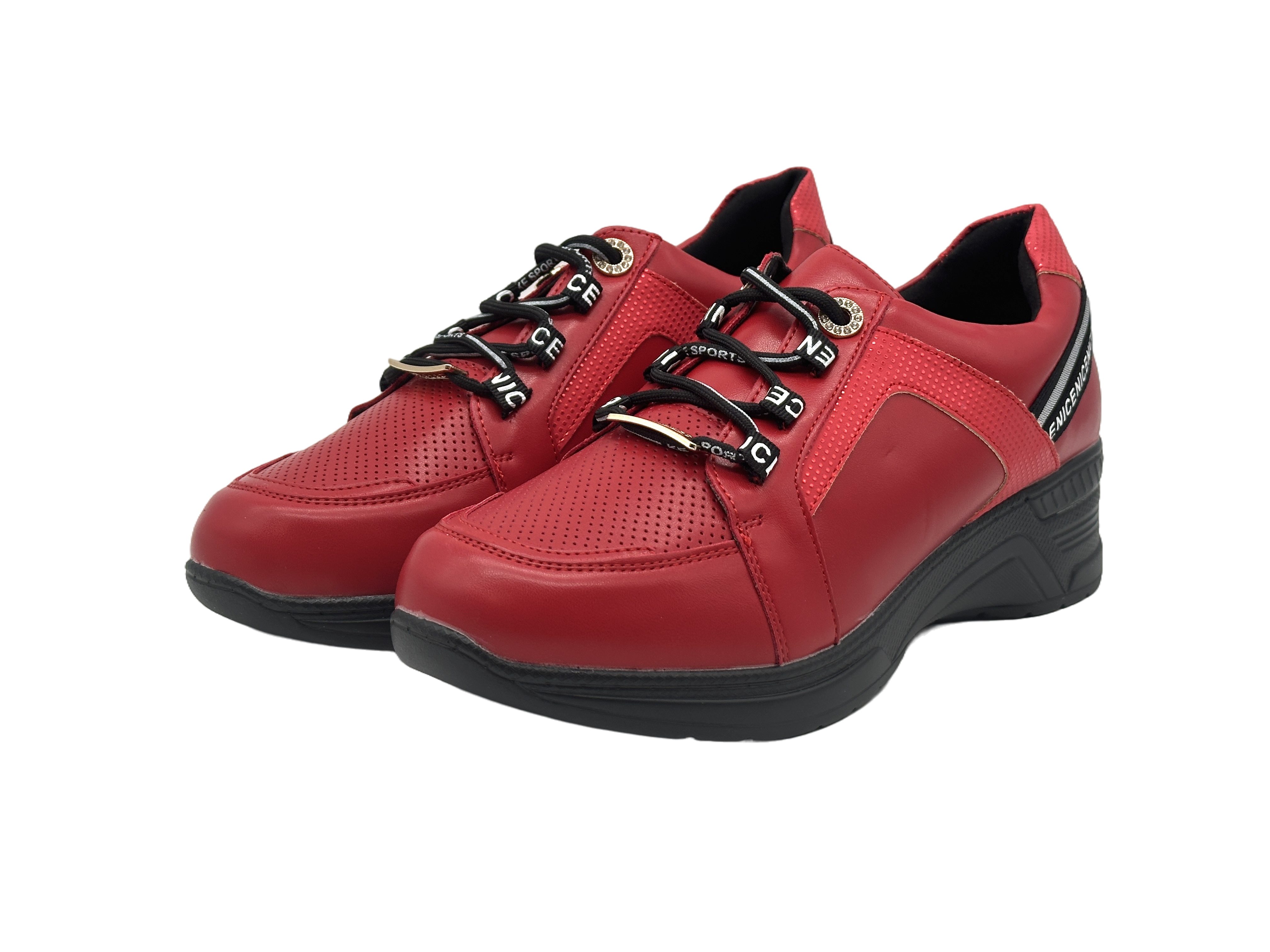 Nowaland Damen Freizeitschuhe Leichter Plateau-Schuh Sneaker Leicht, Pflegeleicht, Komfortabel