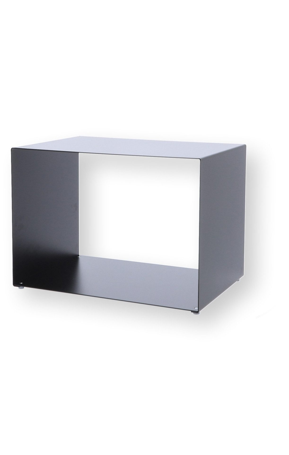 jankurtz Beistelltisch Cubus Metall 50 cm, Schwarz
