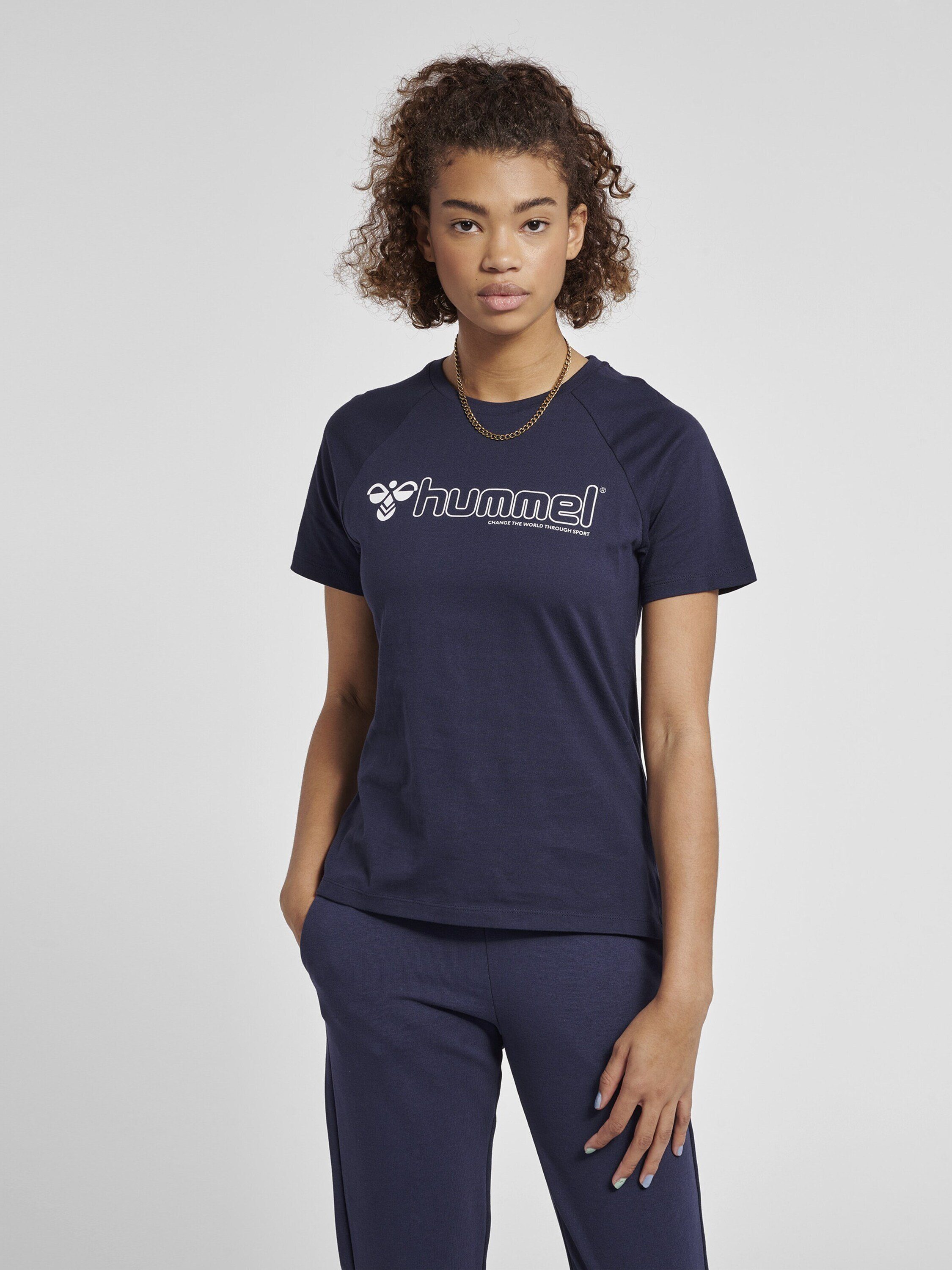 hummel T-Shirt Noni 2.0 (1-tlg) Details PEACOAT Plain/ohne