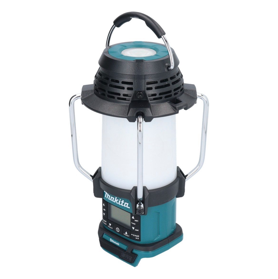 Makita DMR 057 Akku Radio 18 V FM mit Laterne 360° Taschenlampe Solo Baustellenradio