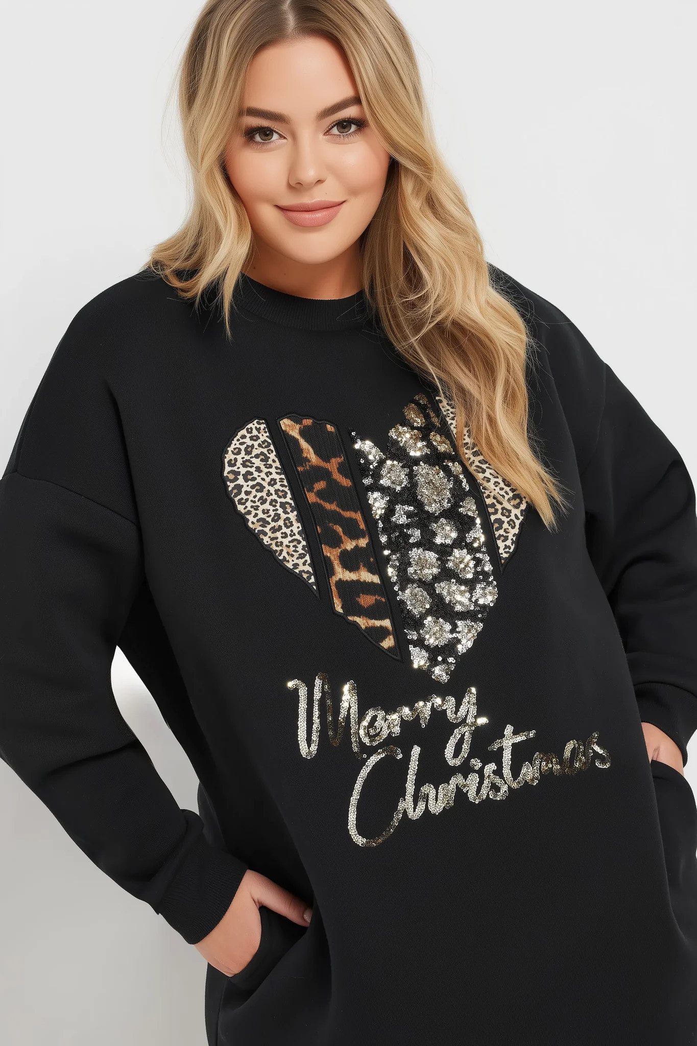 Shape of You Minikleid Bedrucktes Detailkleid günstig online kaufen