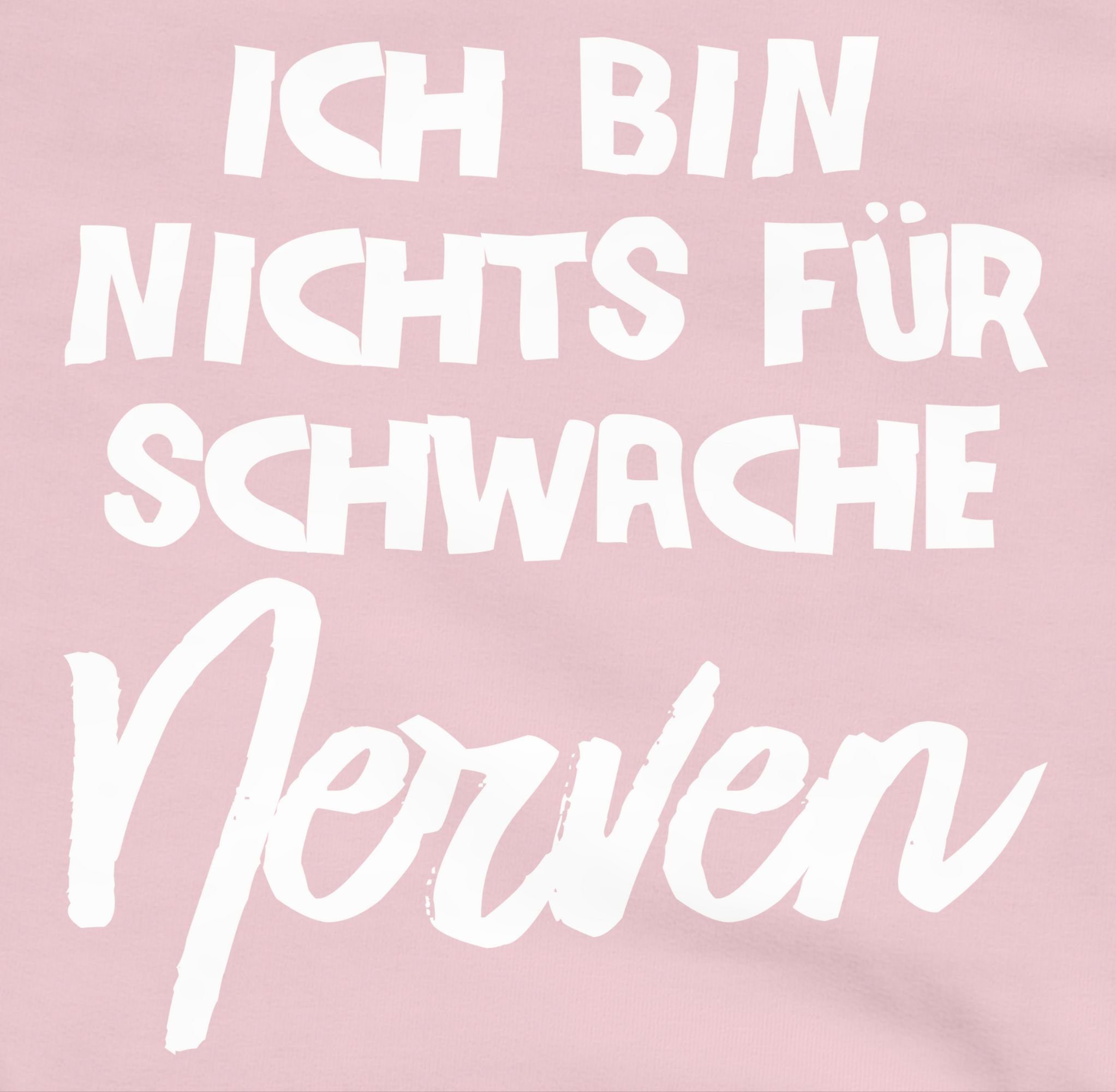 Shirtracer Hoodie Ich bin nichts für schwache Nerven comic Statement Sprüche Kinder