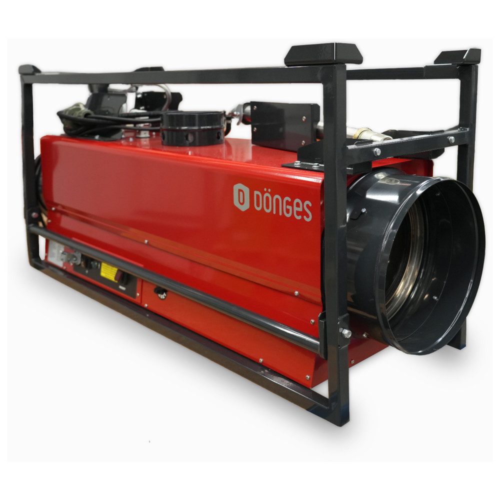 Dönges Heizkörper Zeltheizung Air 30 Flex, Set inkl. Thermostat und Schornstein