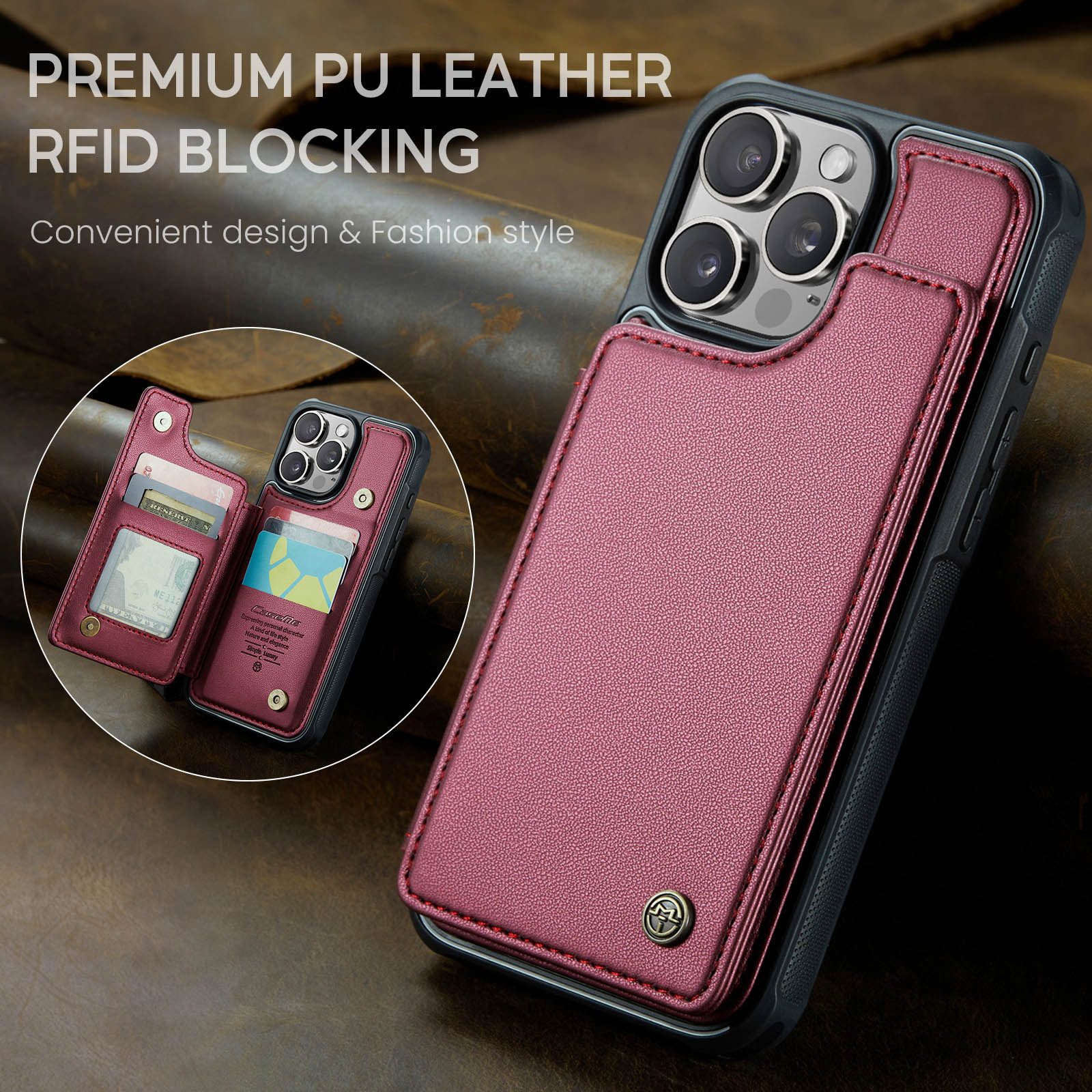 trends for living Handyhülle Leder Handy Hülle Schutz Cover Case für iPhone XS MAX XR X