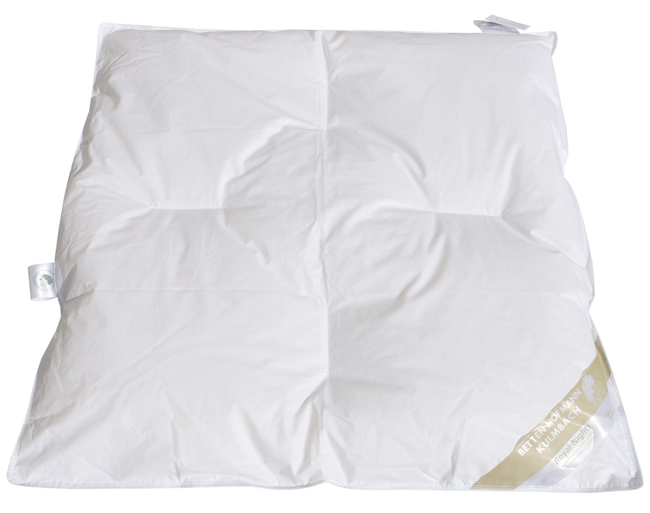 Betten Hofmann Babybettdecke Betten Hofmann Franken Baby Ganzjahres-Daunendecke 80x80 cm Steppbett, Füllung: 100% Daunen, Bezug: 100% Baumwolle, leicht und hautsympathisch, besonders regional